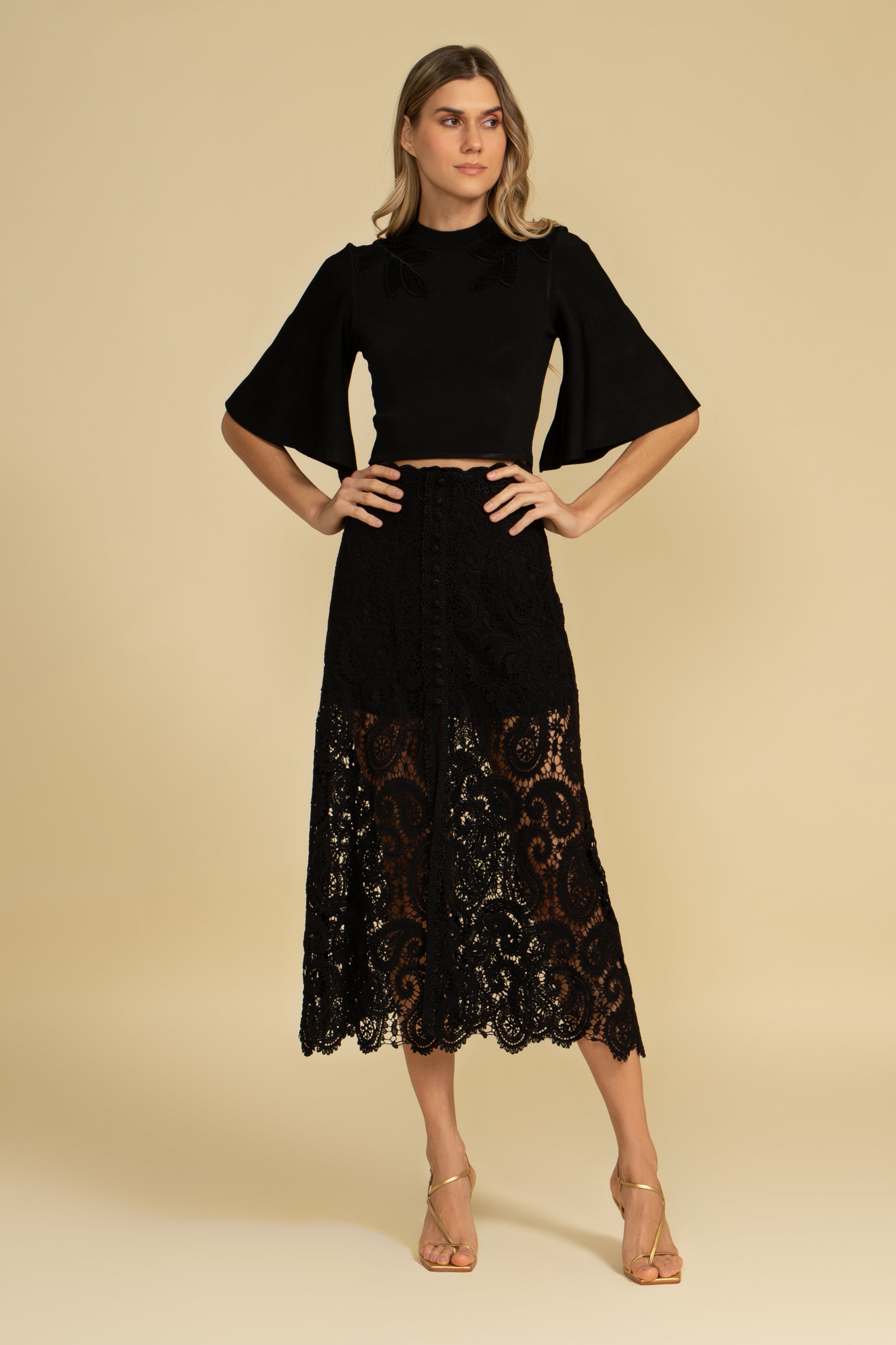 BLUSA TRICOT ESTERFANIA PRETO