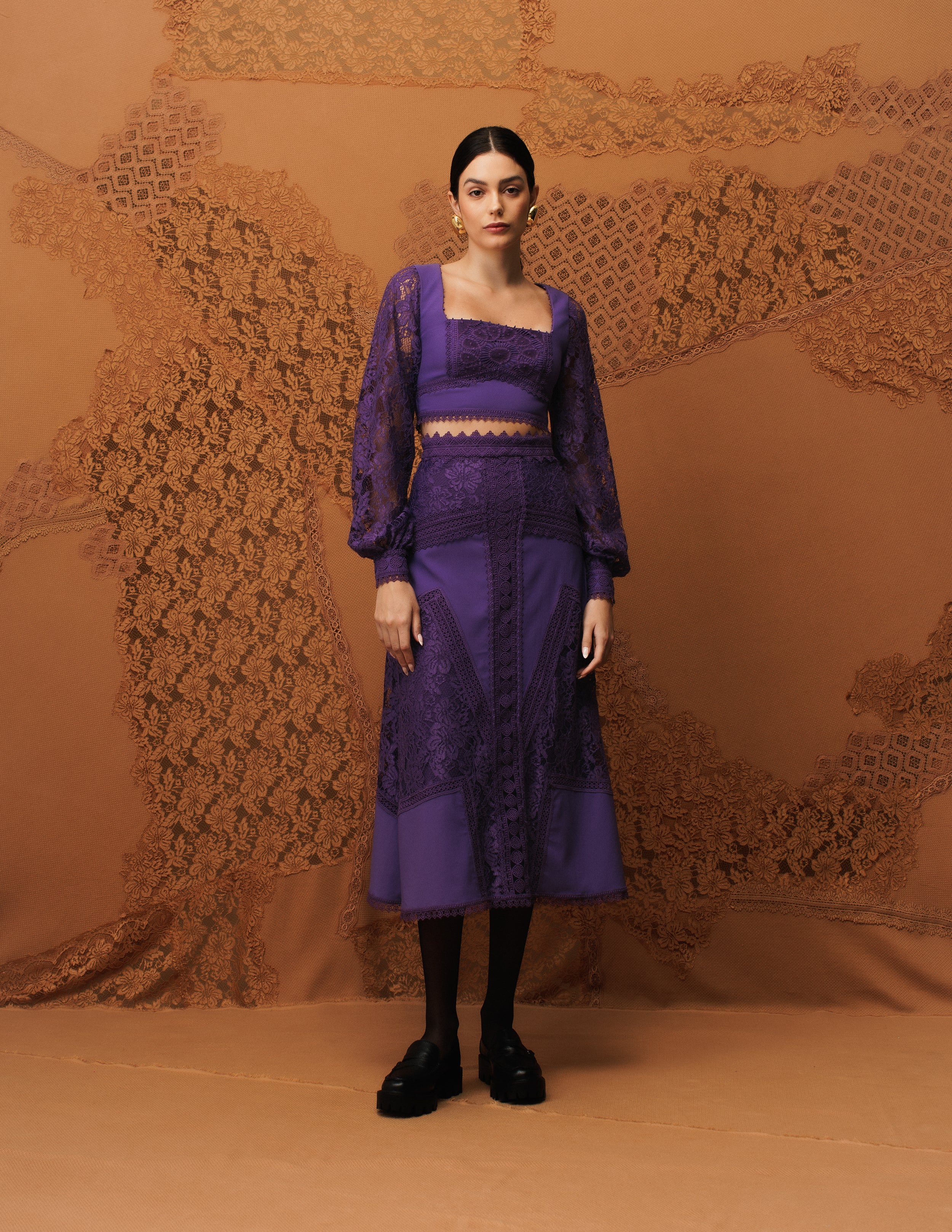 TOP AVA ROXO ELIZABETH