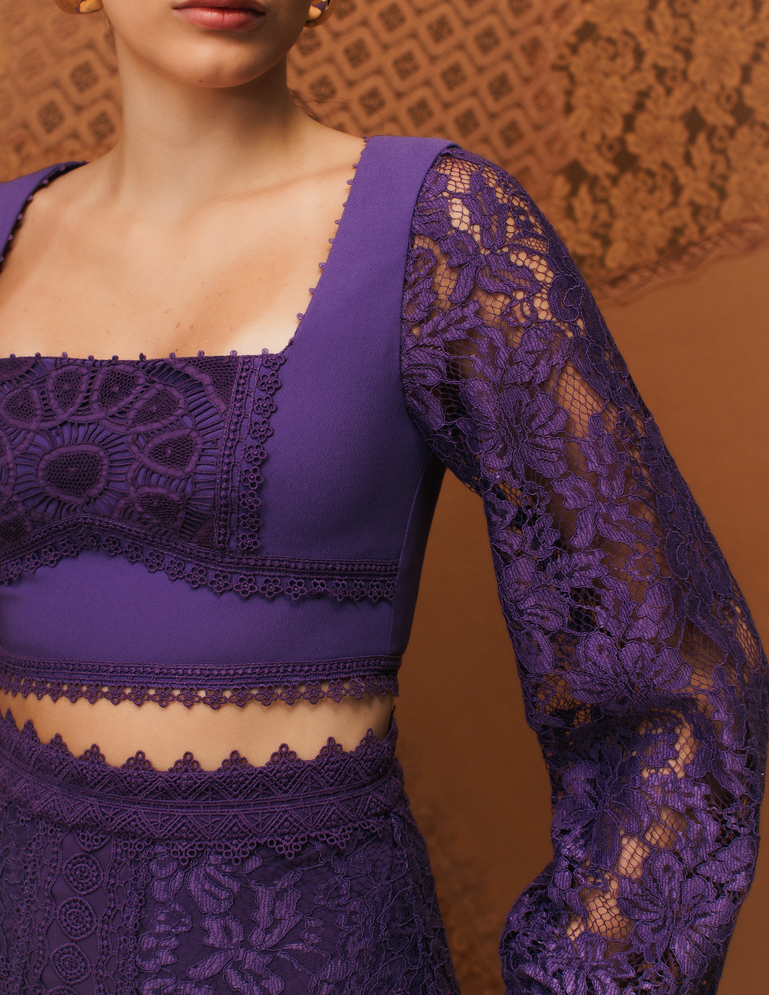 TOP AVA ROXO ELIZABETH