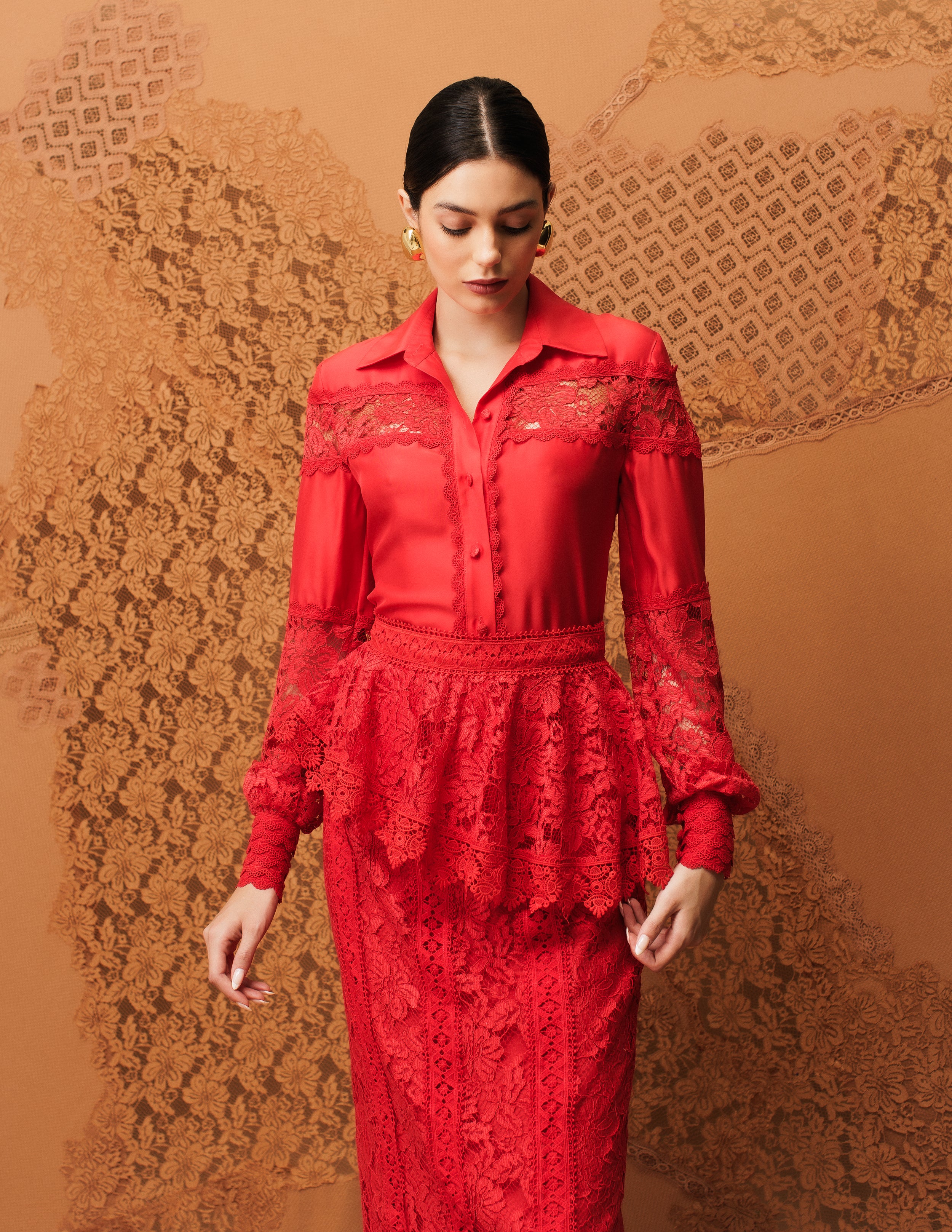 CAMISA TAYLOR VERMELHO MARY
