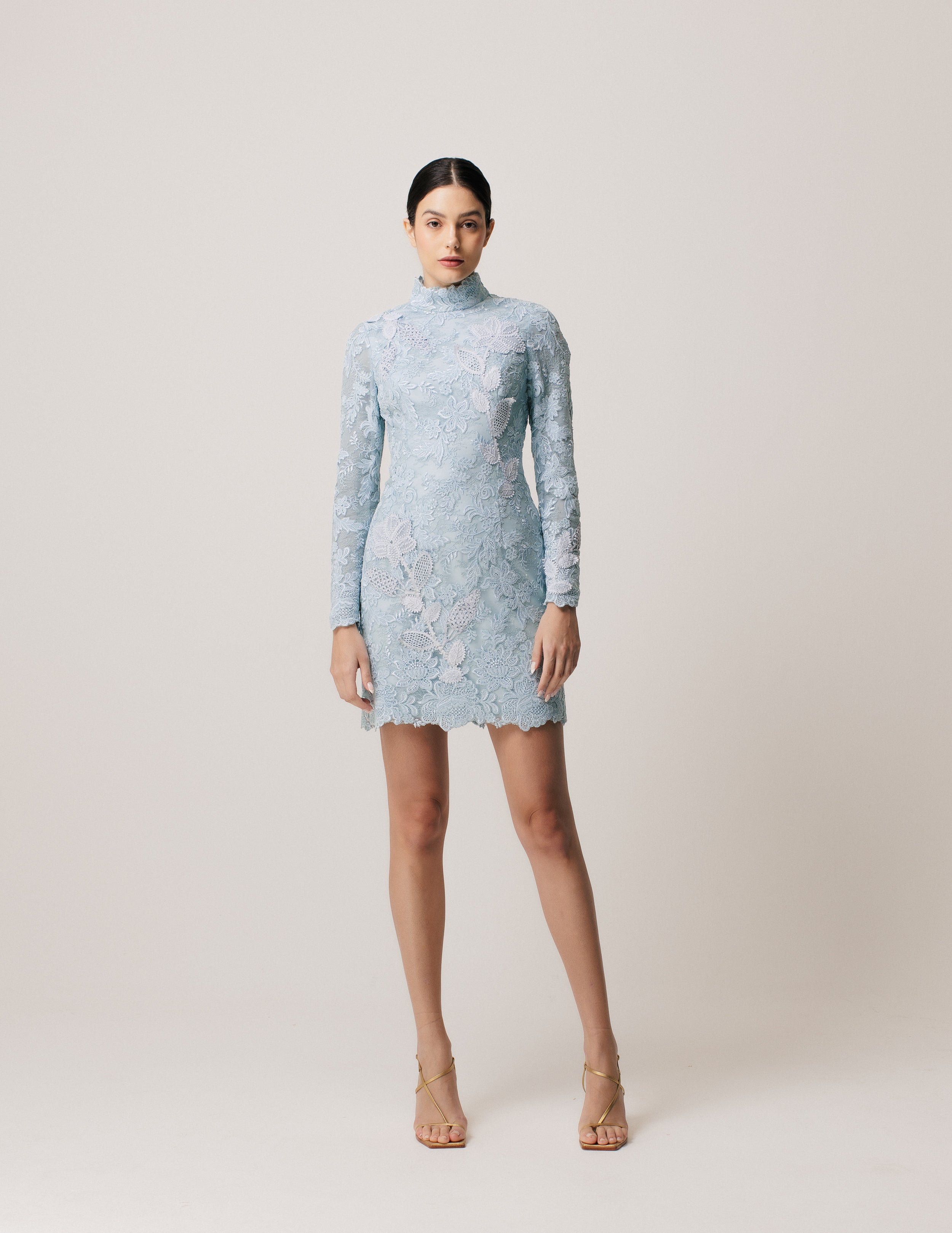 VESTIDO CURTO GABI AZUL CLARO