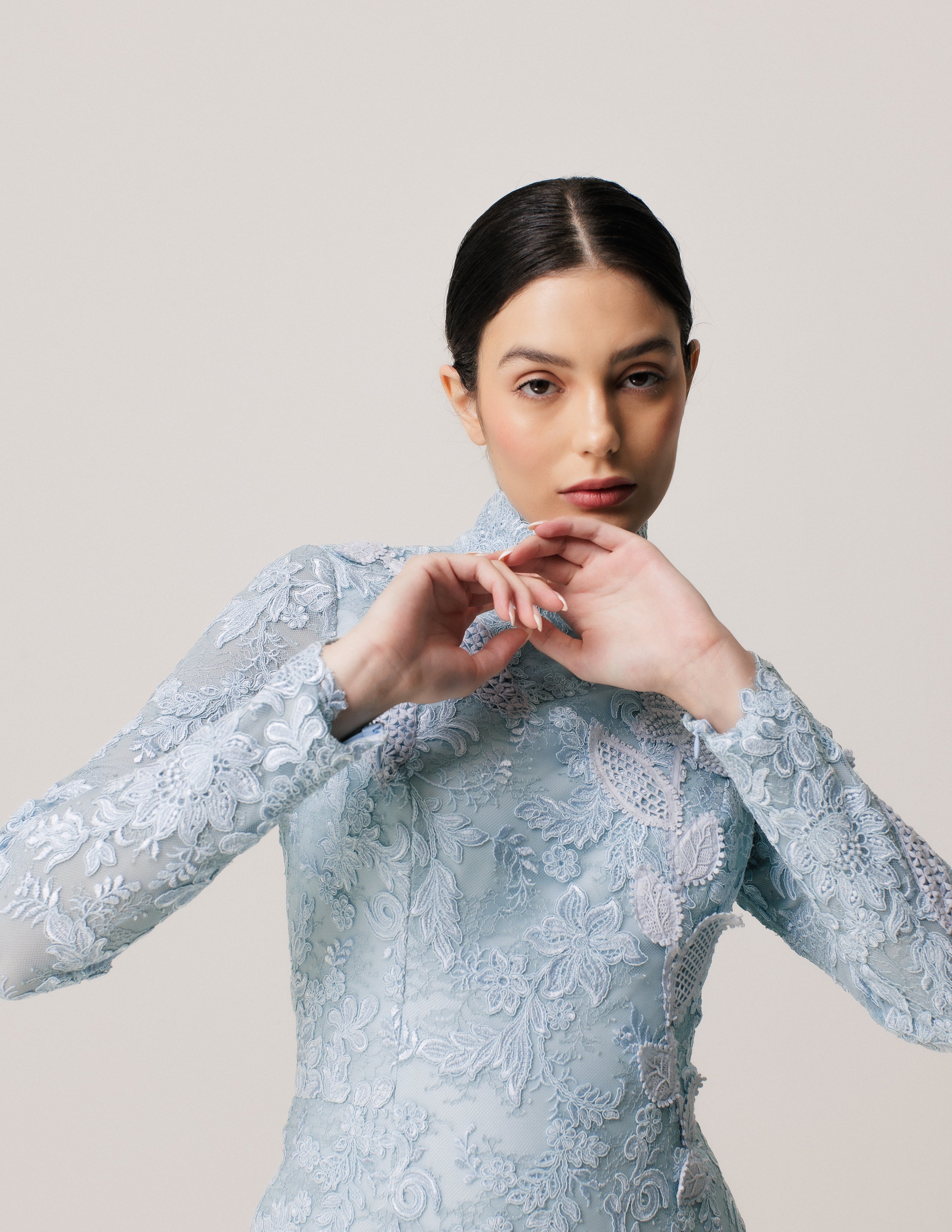 VESTIDO CURTO GABI AZUL CLARO