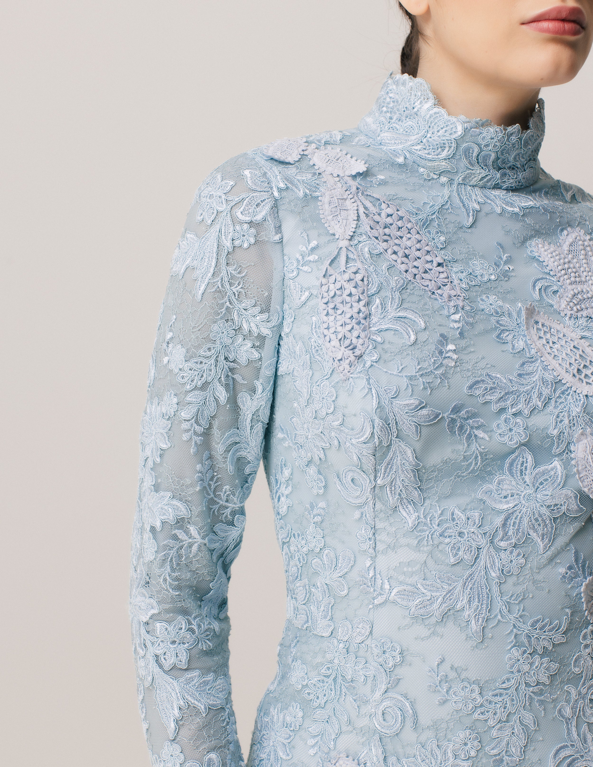 VESTIDO CURTO GABI AZUL CLARO