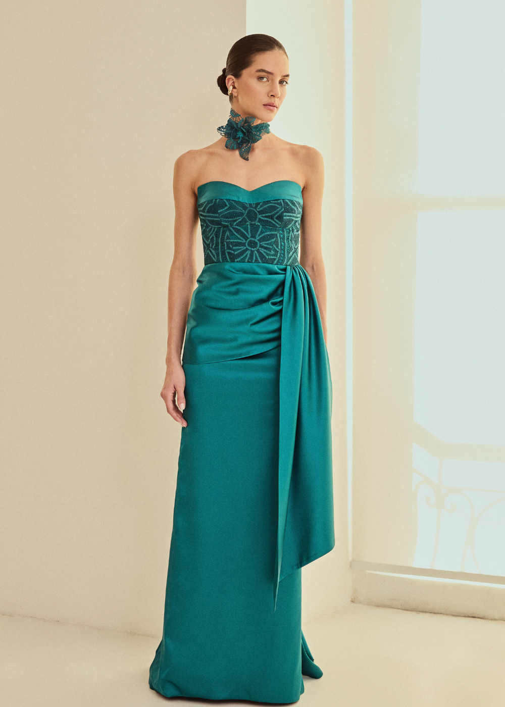 VESTIDO LONGO MAISA AZUL SALINA