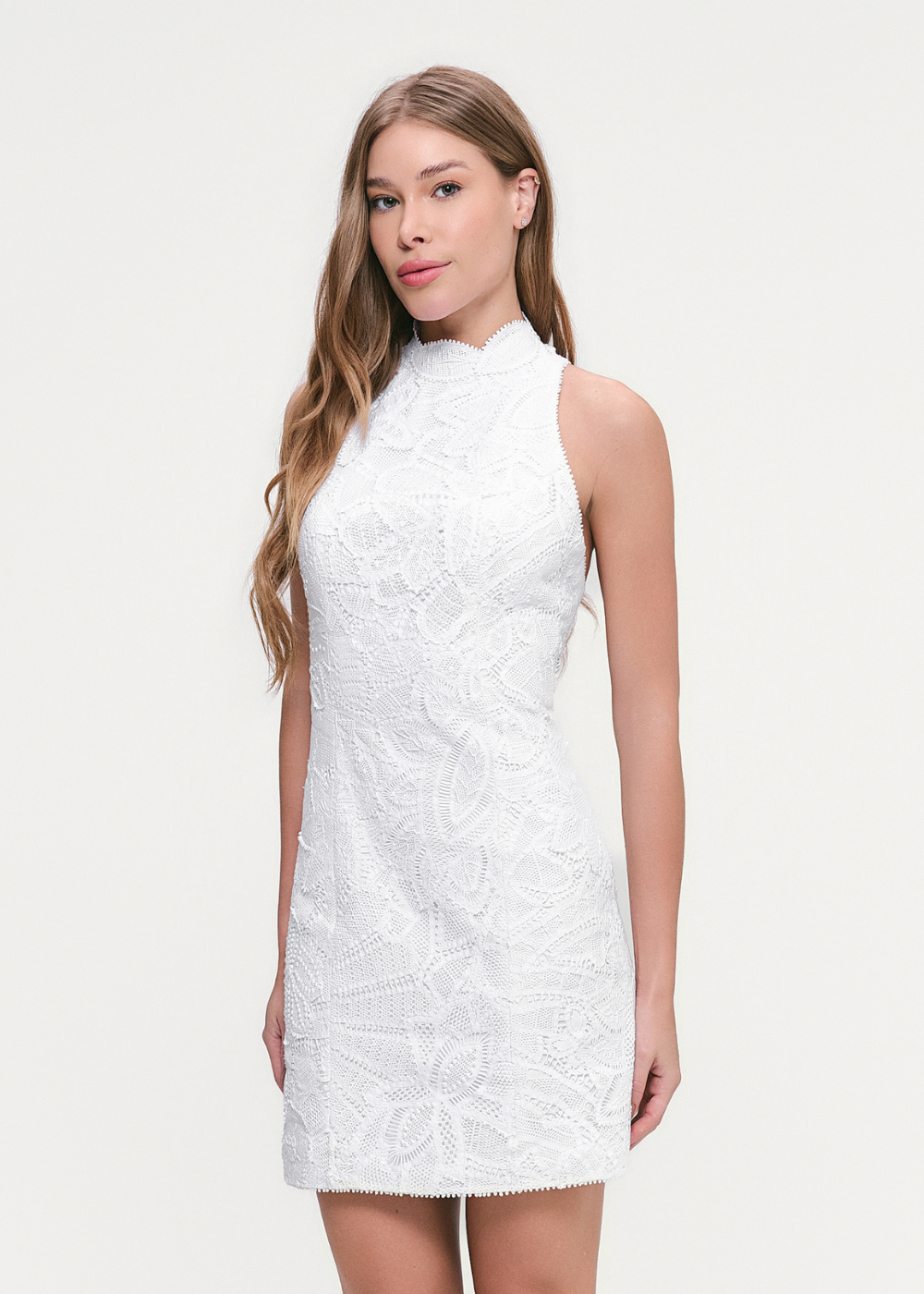 VESTIDO CURTO SIMONE BRANCO BRANCO