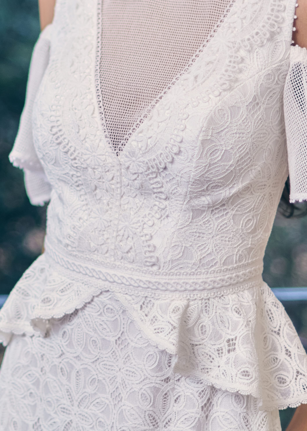 VESTIDO MIDI DEBORA OFF WHITE