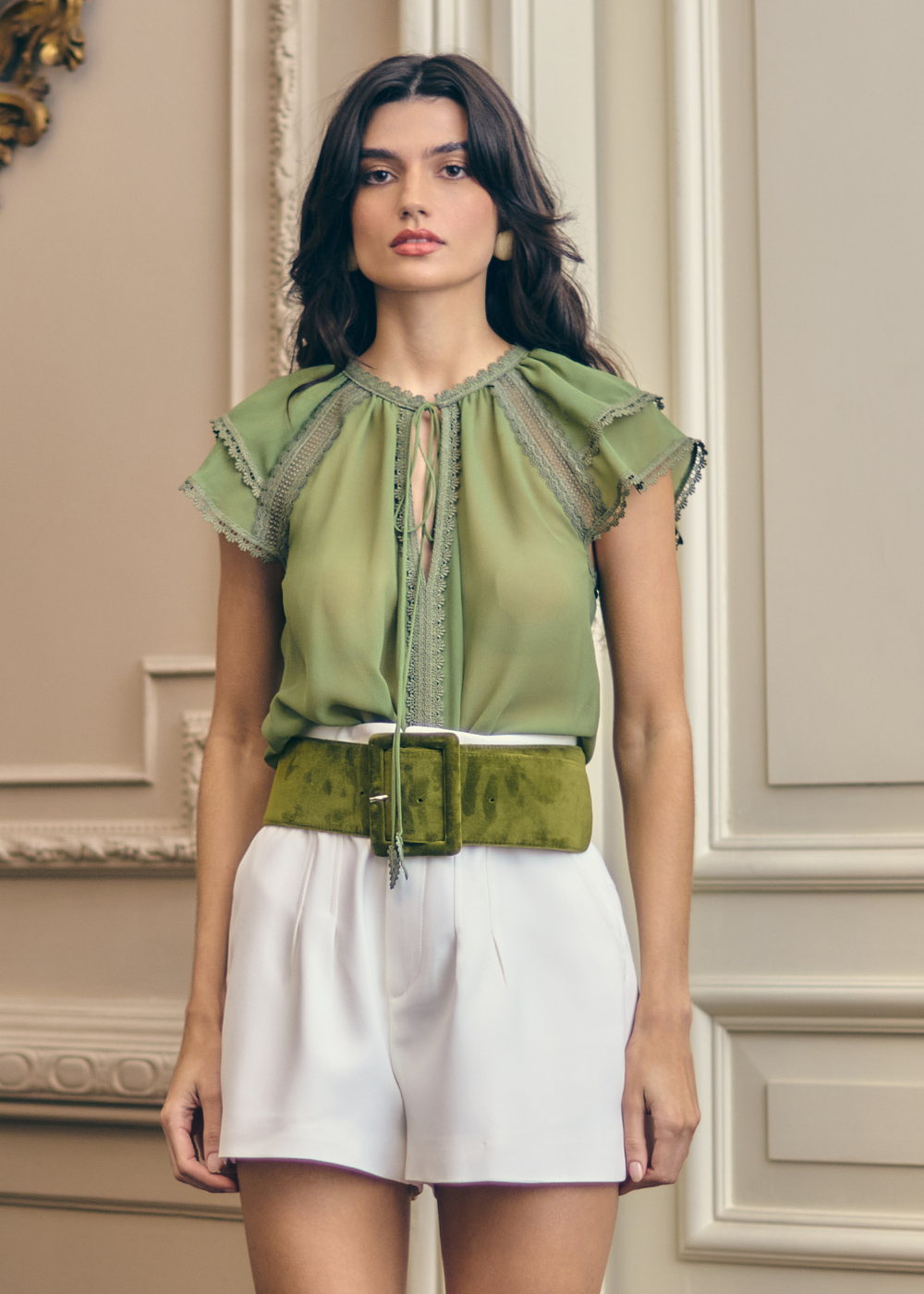 BLUSA LILIAN GGT VERDE OLIVA