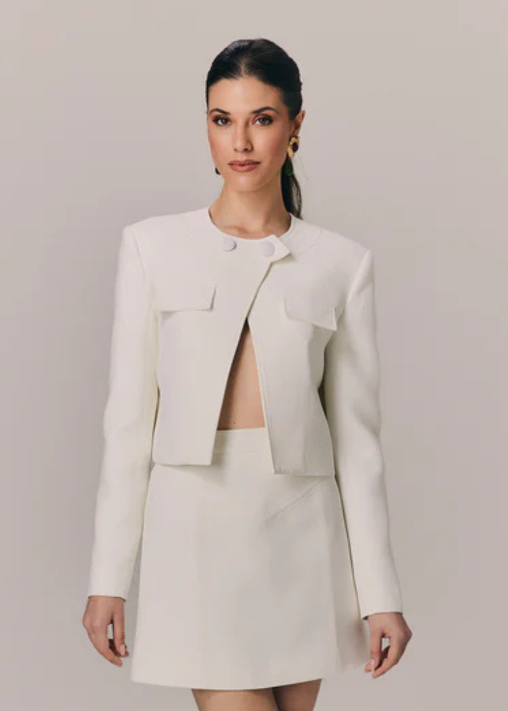 JAQUETA CHARLOTE OFF WHITE