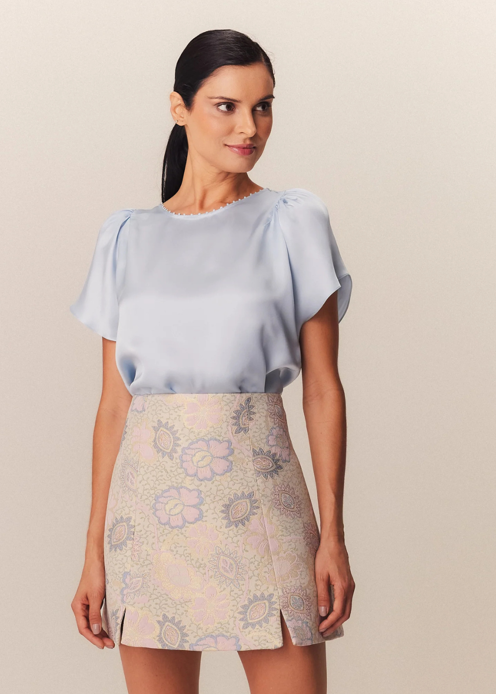BLUSA GEORGINA AZUL HORTENSIA