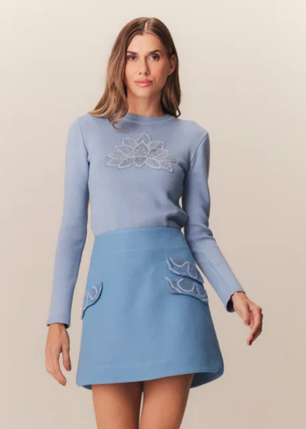TRICOT JOANA AZUL BOREAL