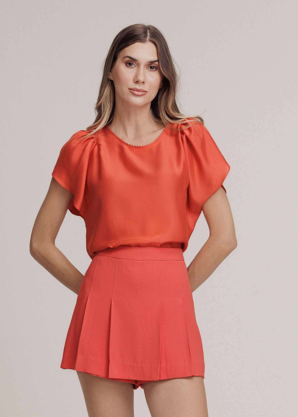 BLUSA GEORGINA PAPRICA