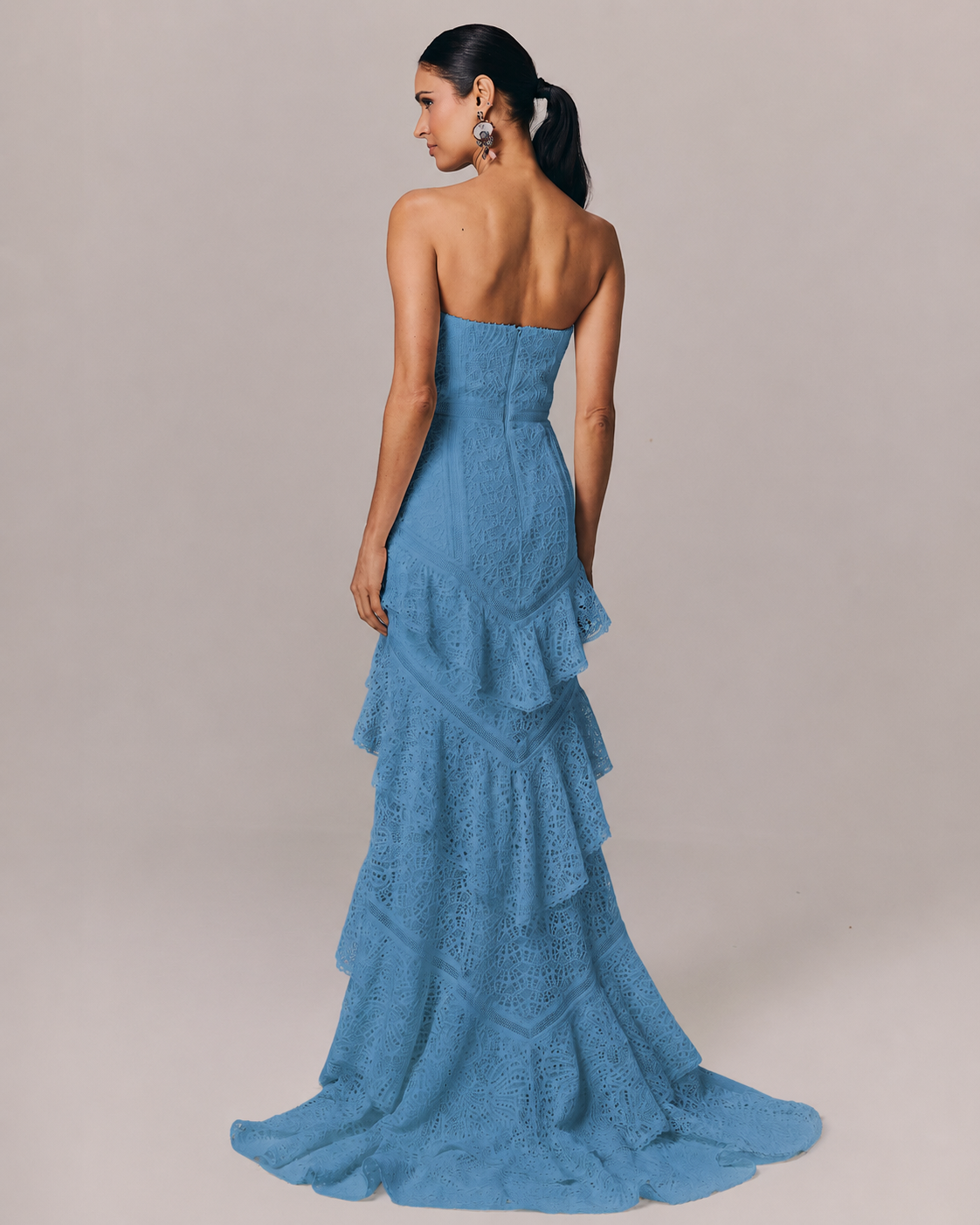 VESTIDO LONGO VIVIANE AZUL BOREAL
