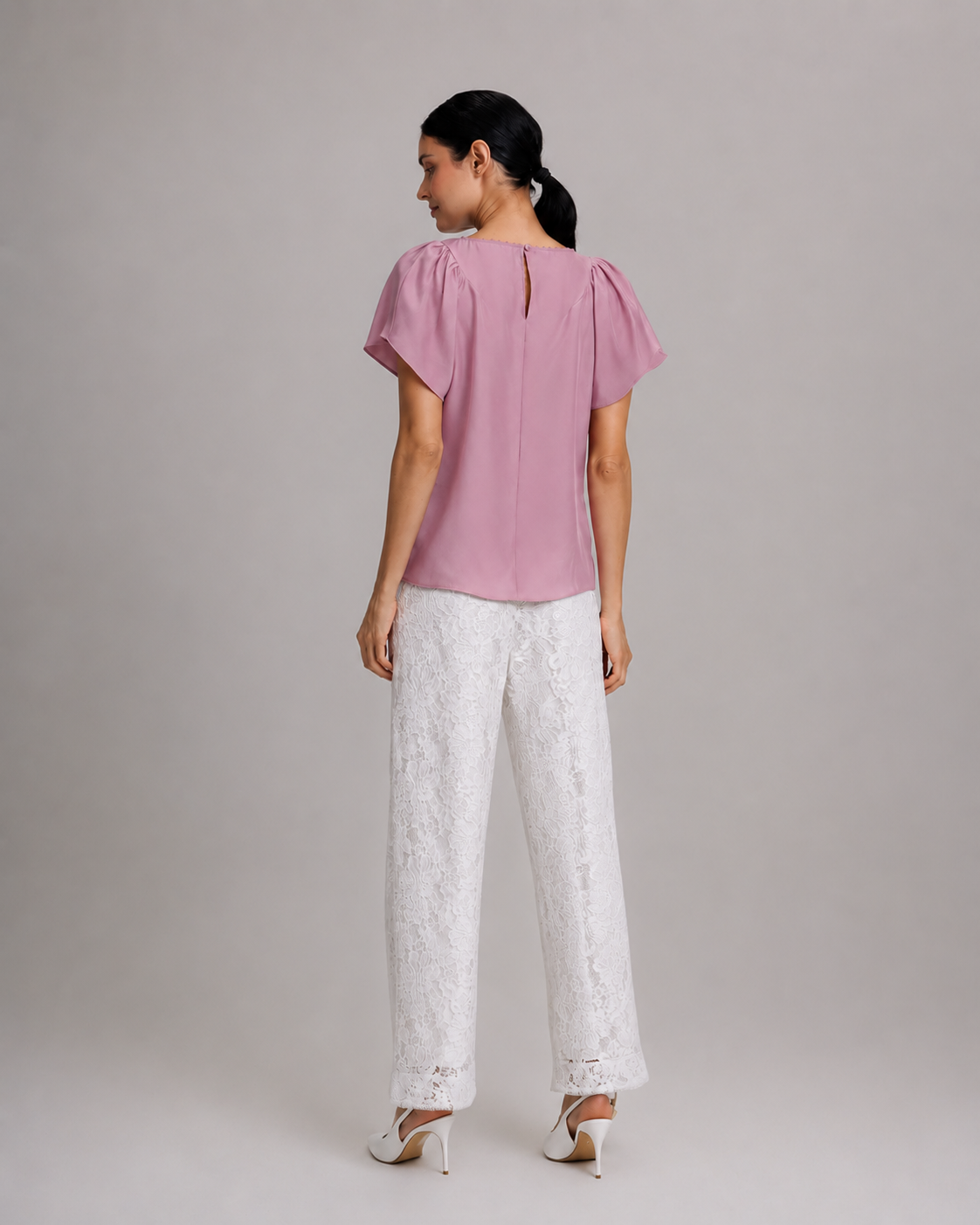 BLUSA GEORGINA ROSA MALVA