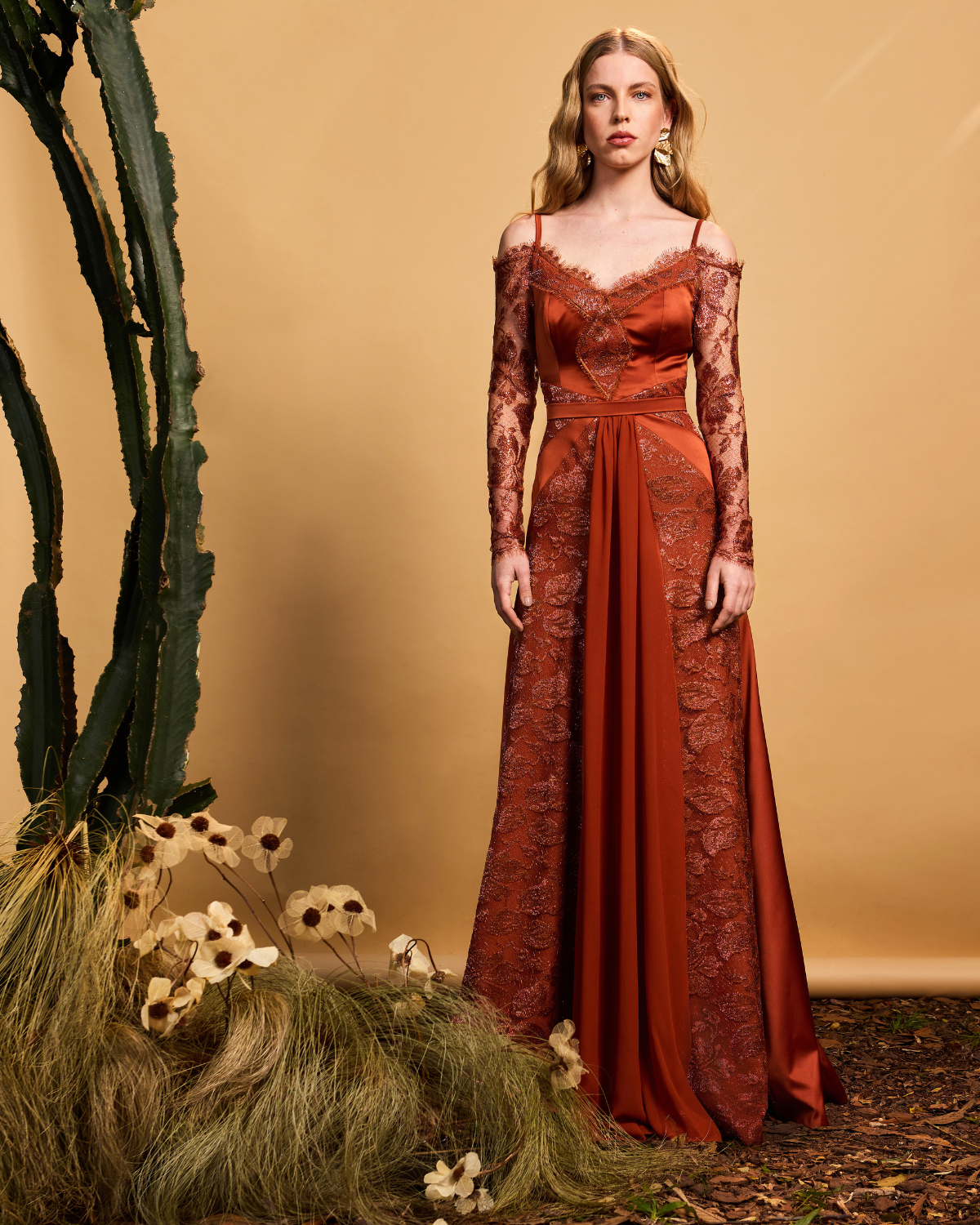 VESTIDO LONGO MARCELA URUCUM