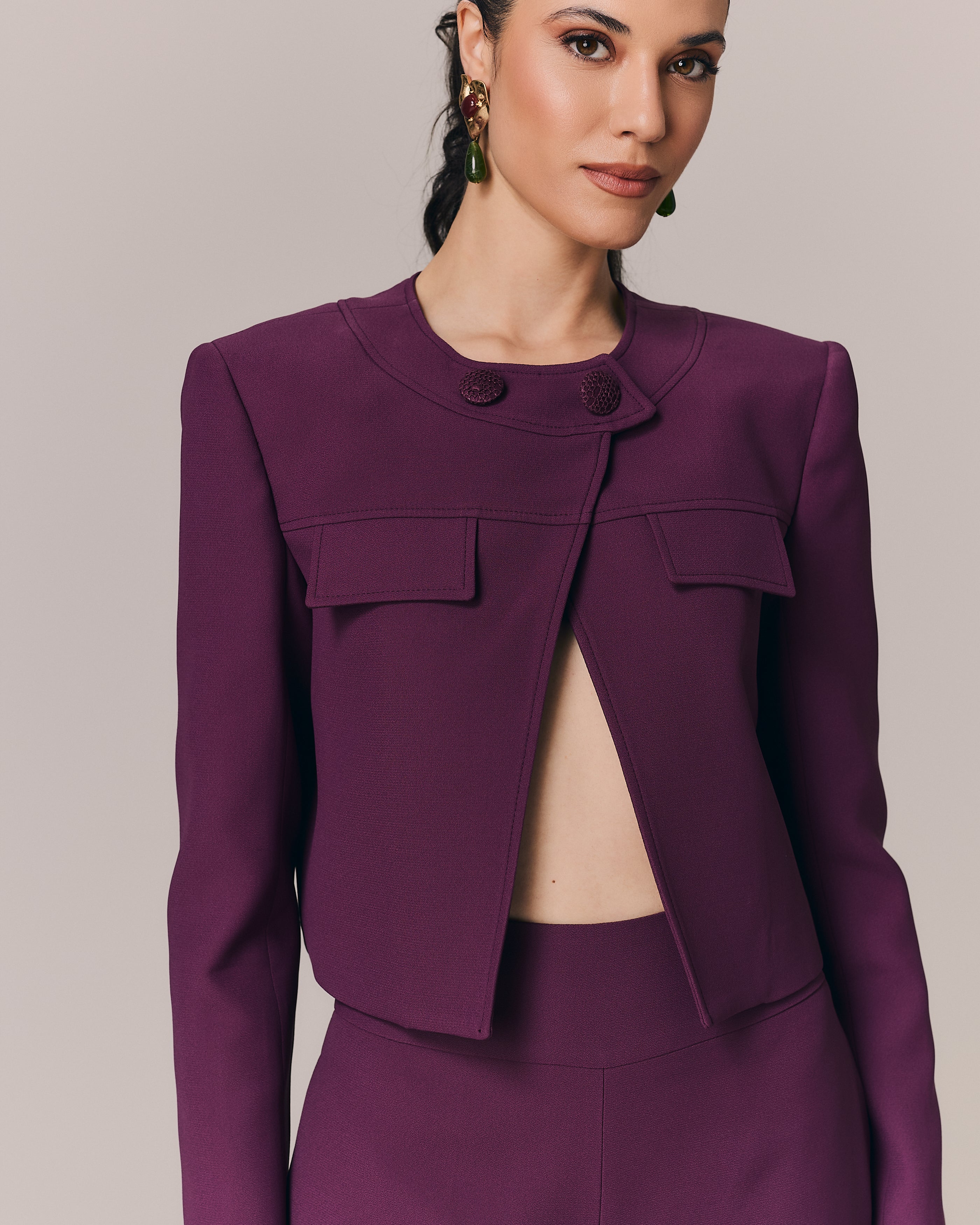 JAQUETA CHARLOTE VINO