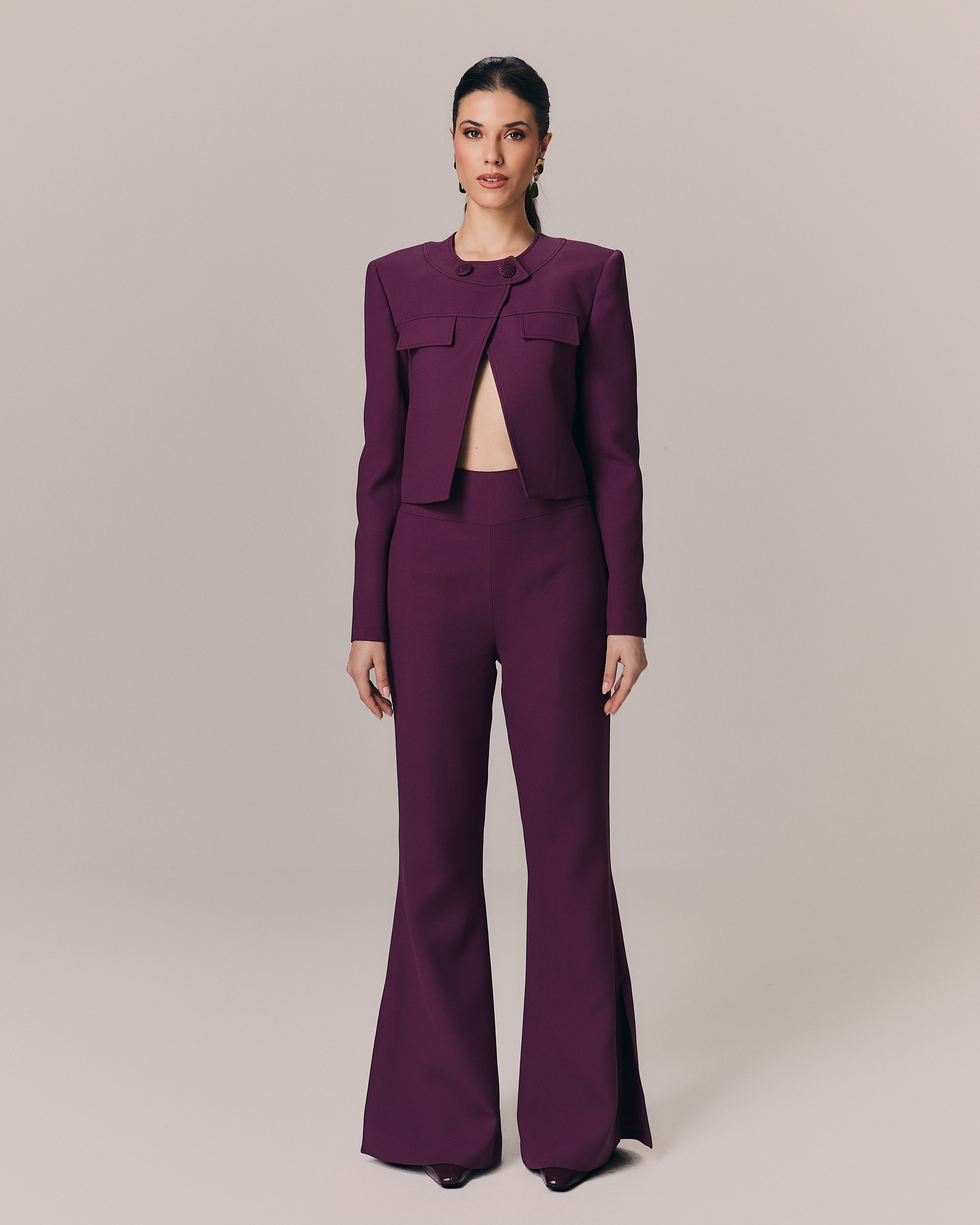 JAQUETA CHARLOTE VINO