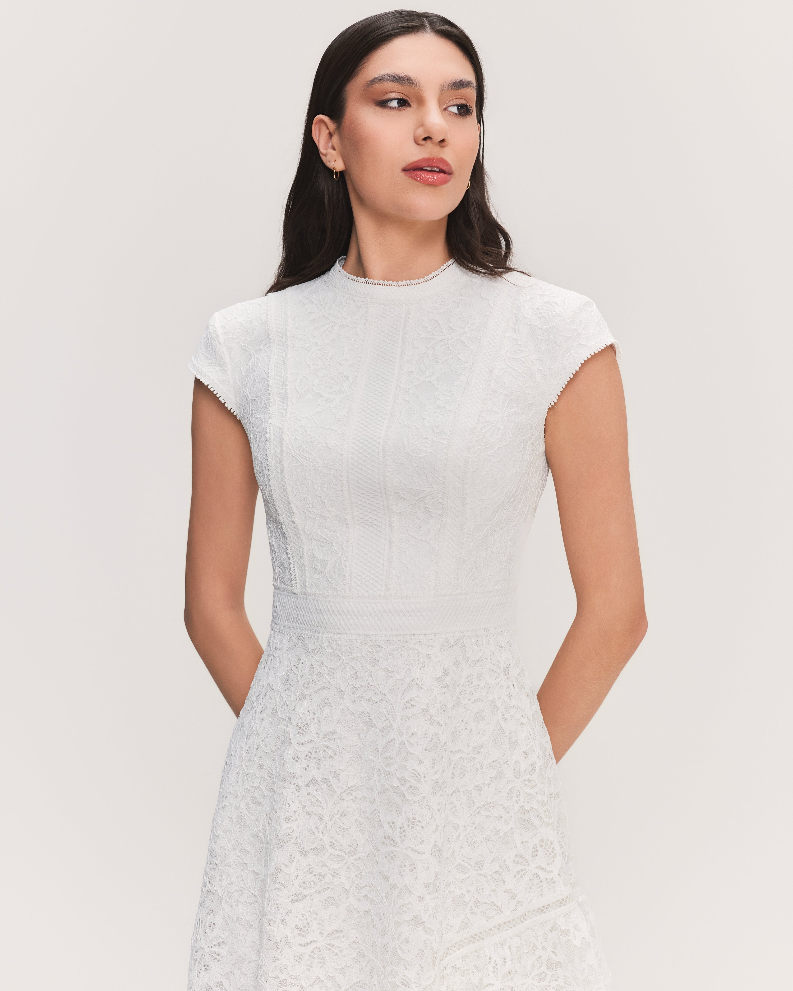 VESTIDO MIDI MARINA OFF WHITE