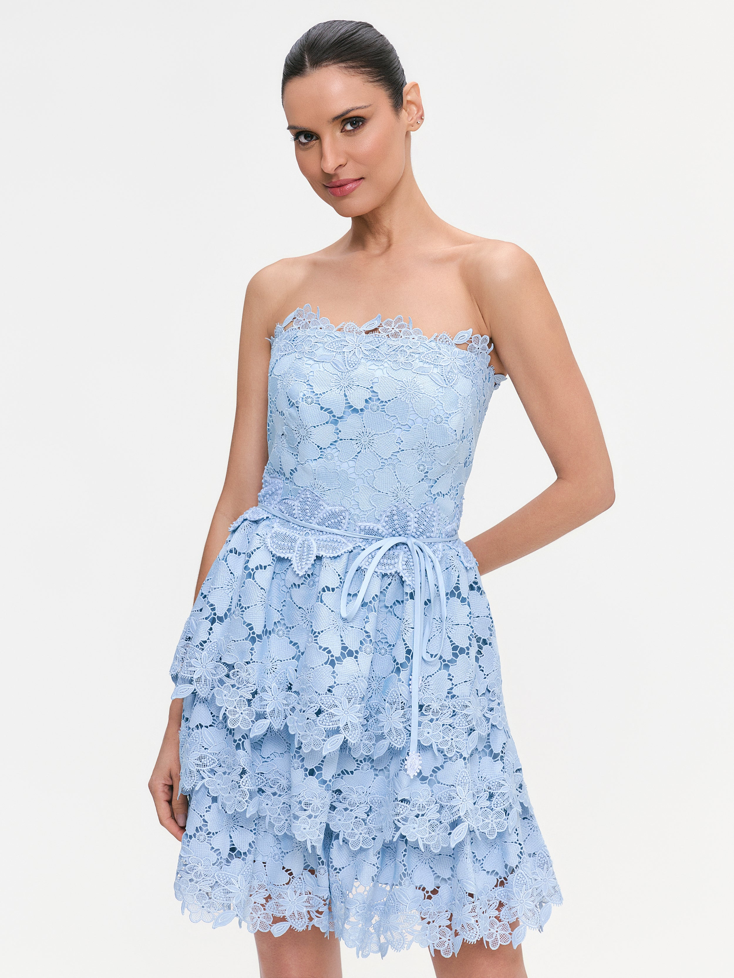 VESTIDO CURTO SHANTAL AZUL HORTENSIA
