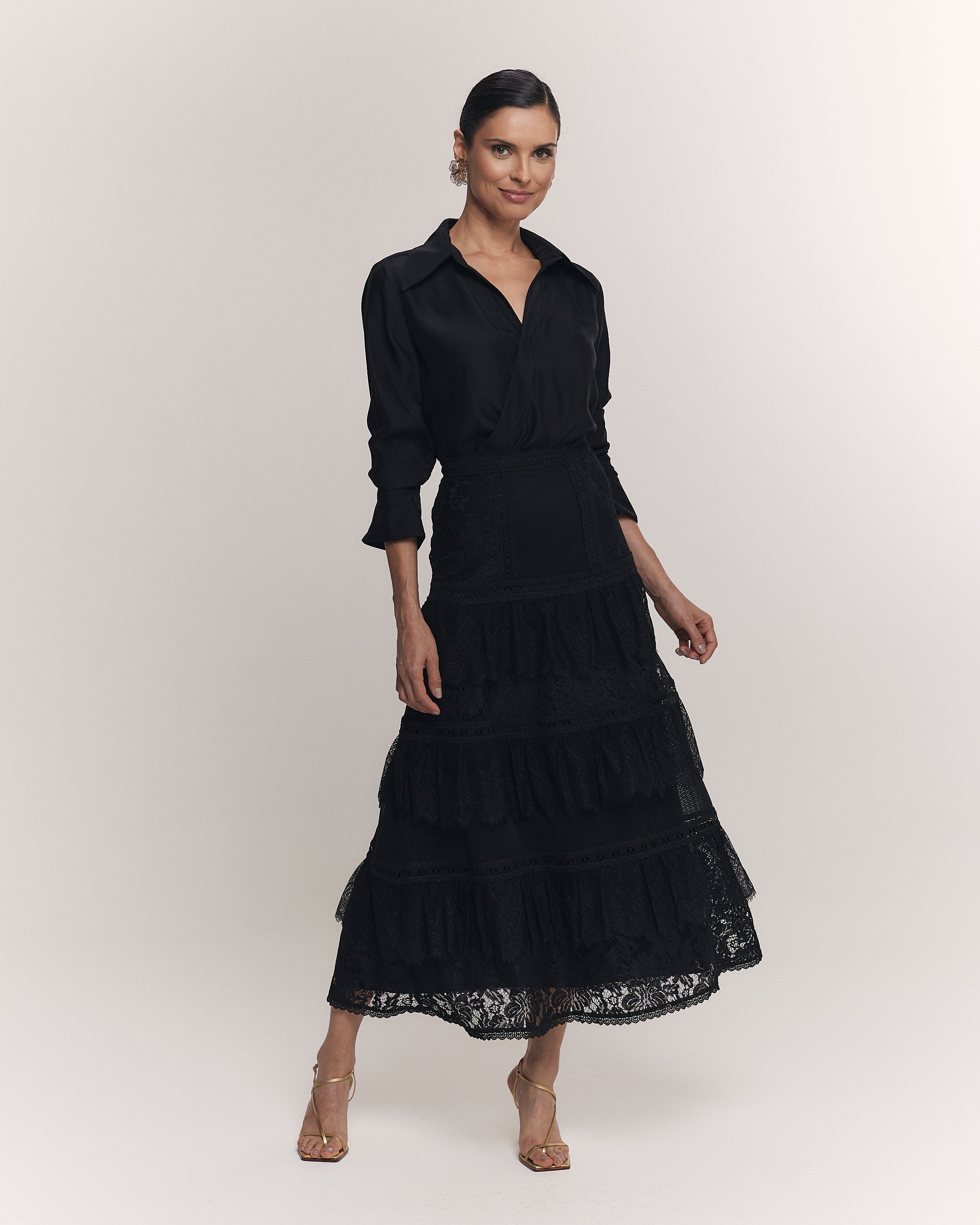 SAIA MIDI SOPHIA PRETO