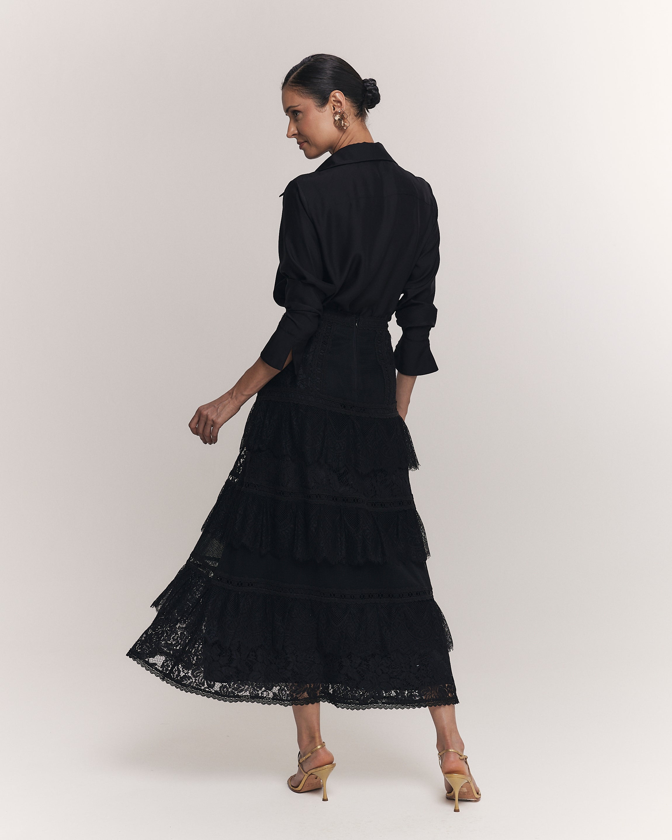 SAIA MIDI SOPHIA PRETO