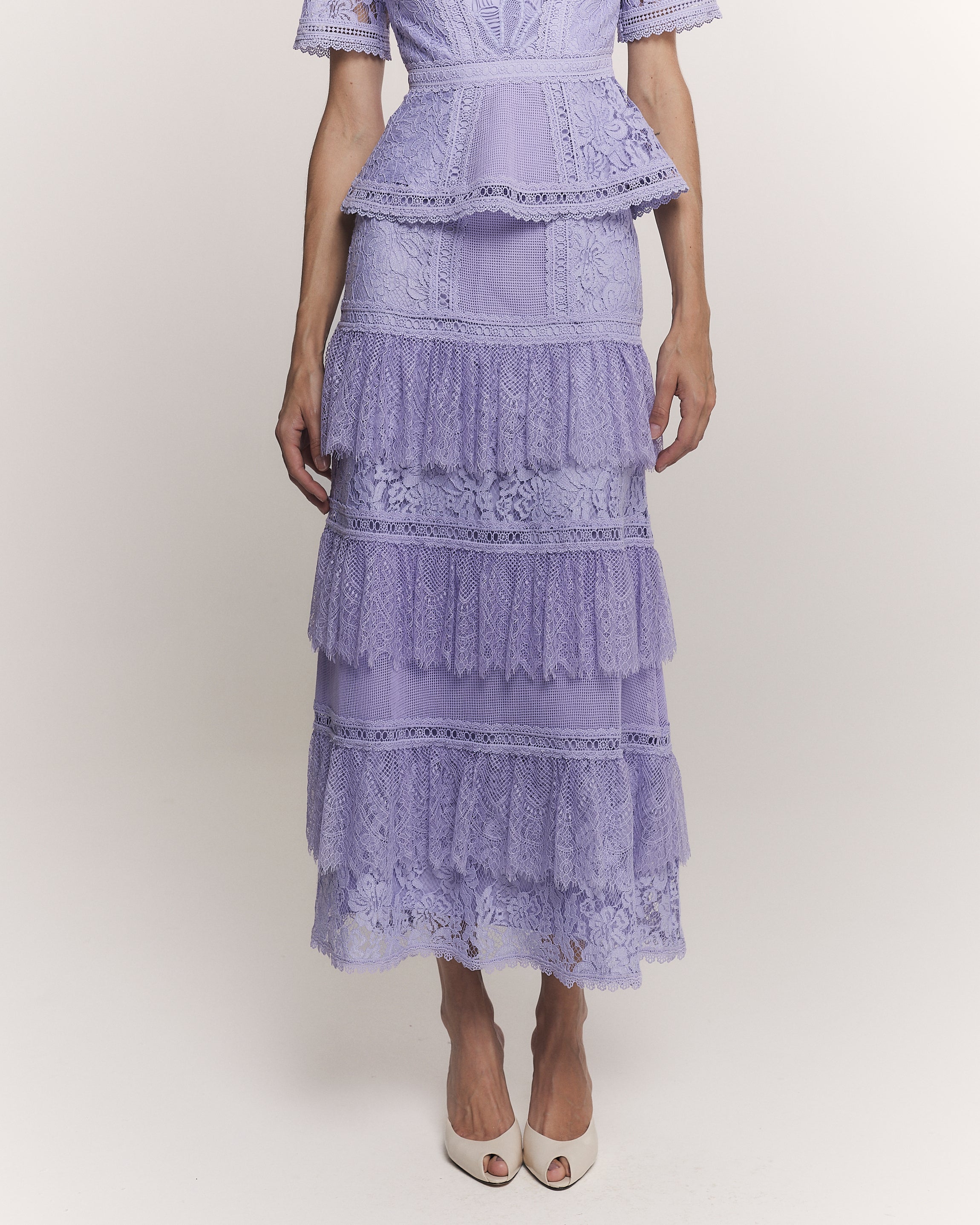 SAIA MIDI SOPHIA LILAS VERBENA