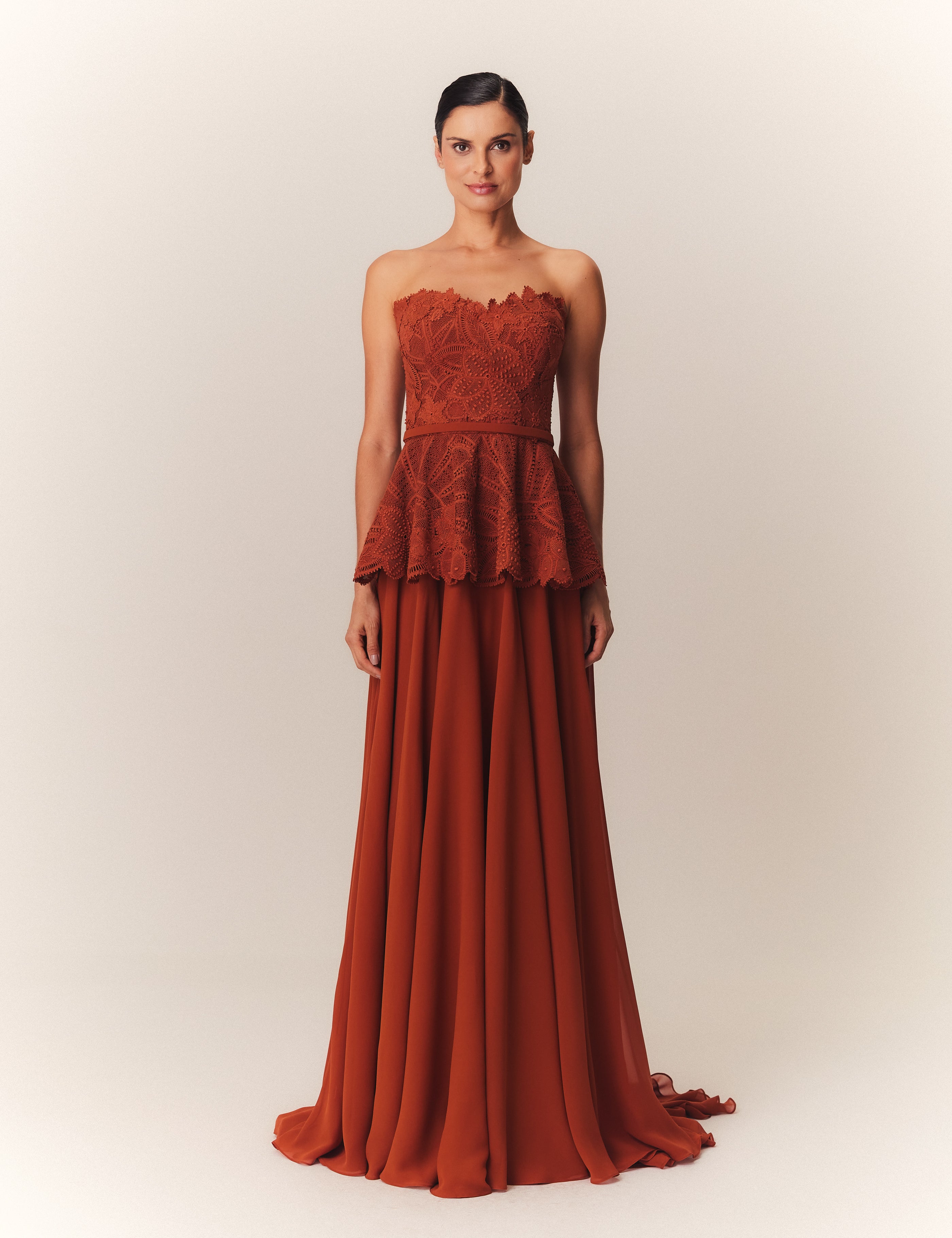 VESTIDO LONGO CRISTAL URUCUM