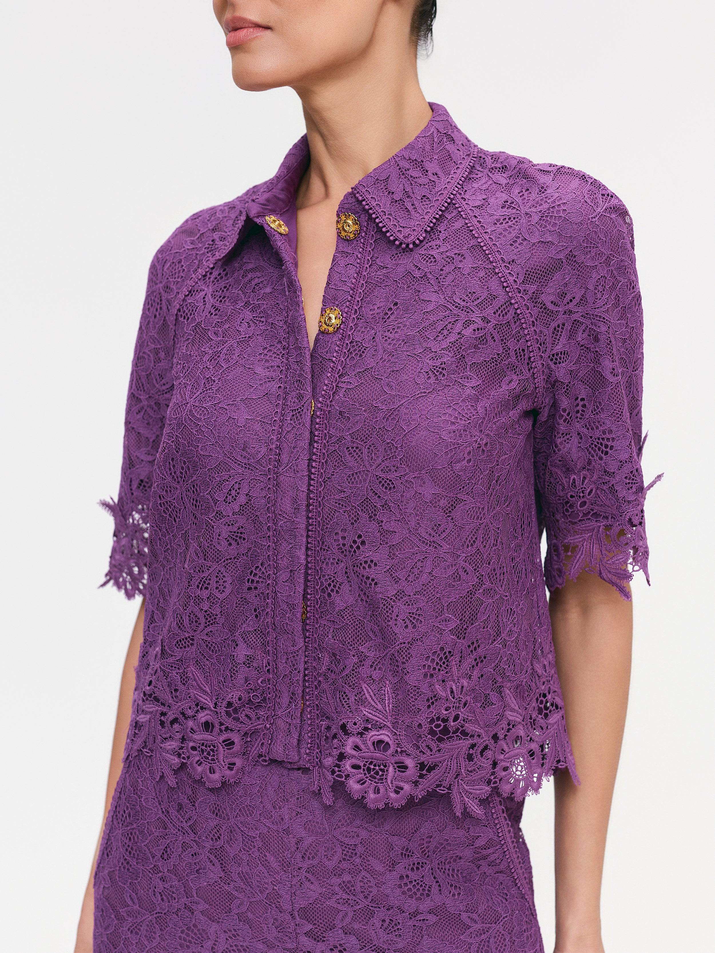 CAMISA LIS VIOLETA DO MAR
