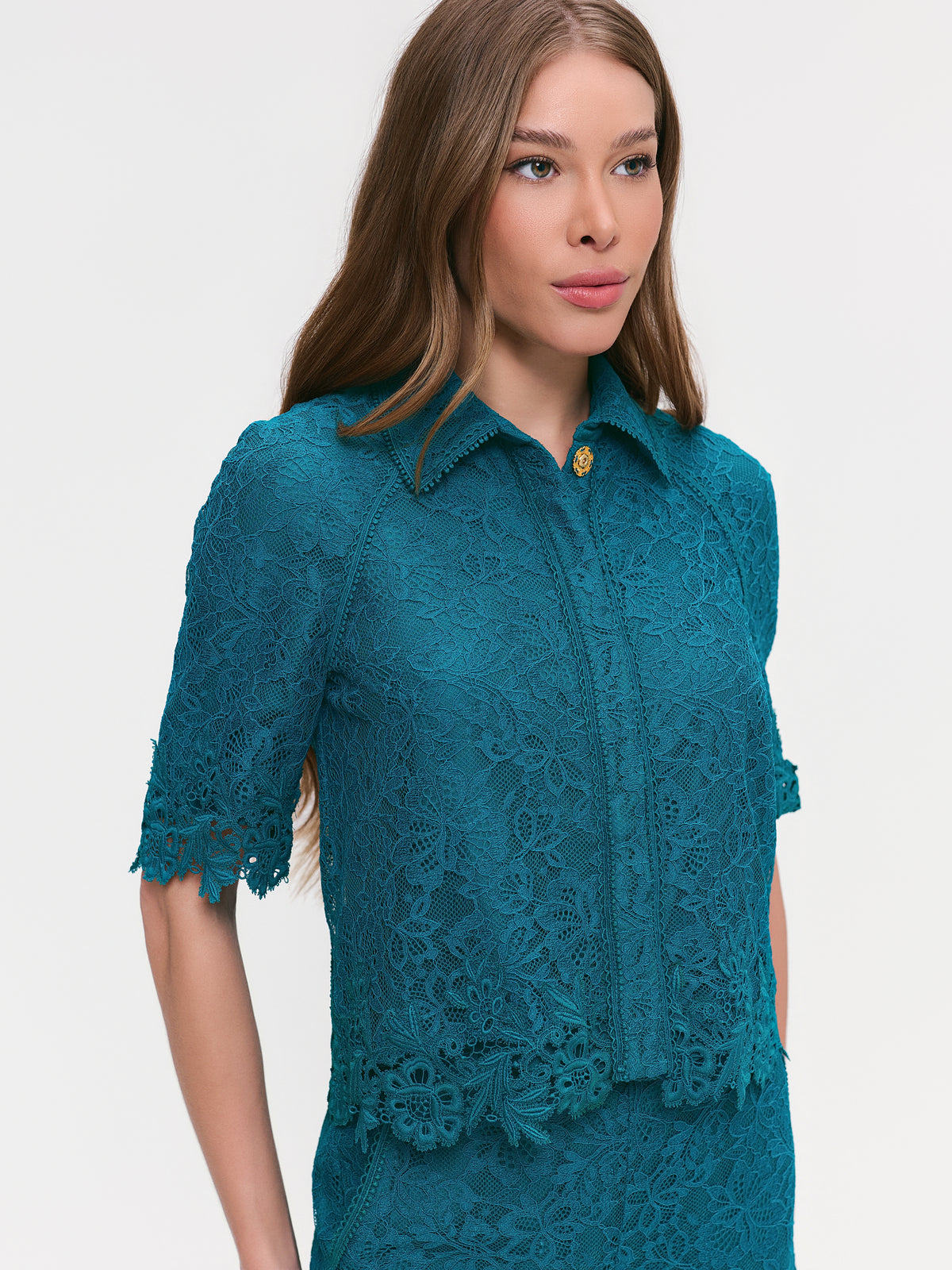 CAMISA LIS AZUL SALINA