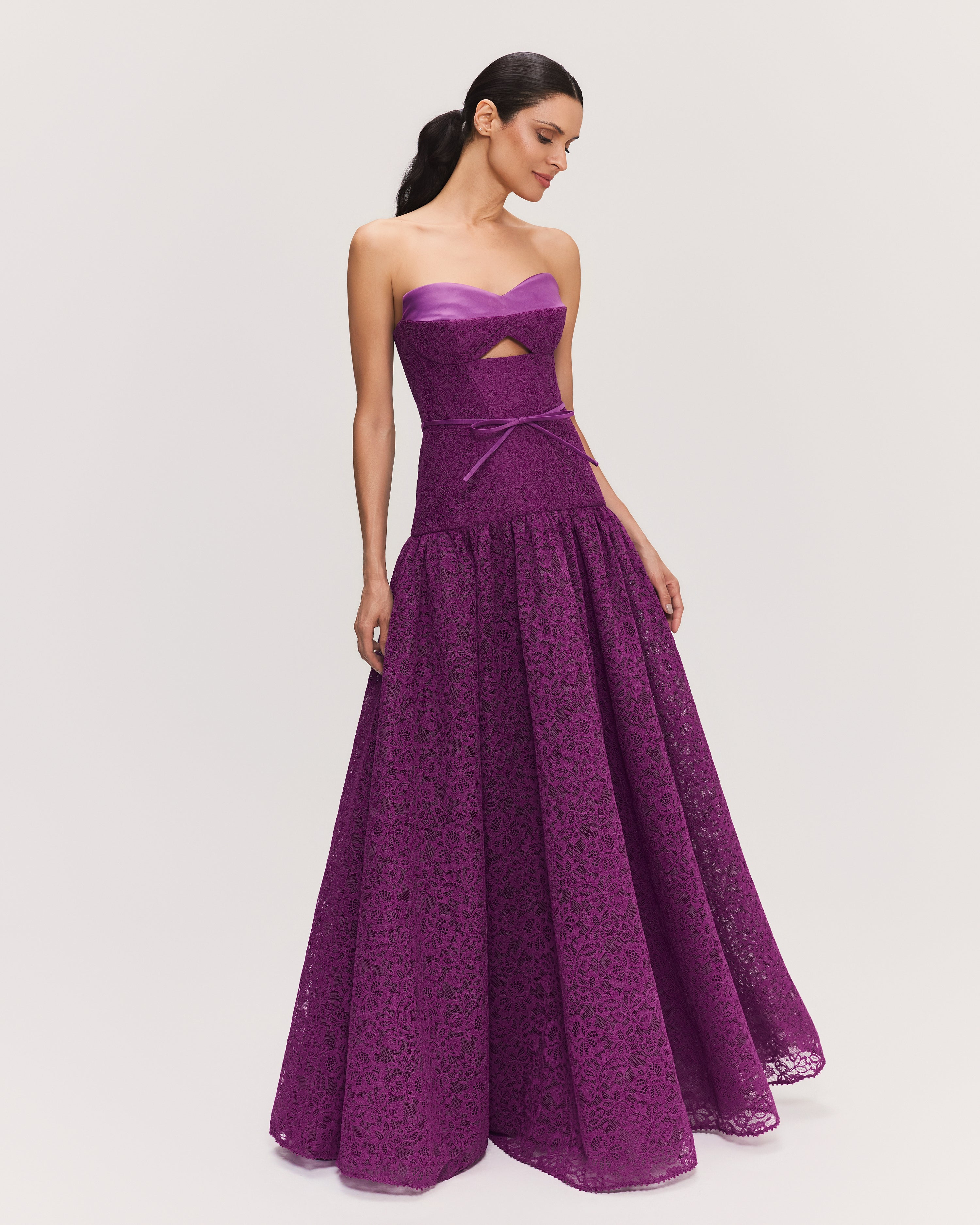 VESTIDO LONGO DYENNA VIOLETA DO MAR