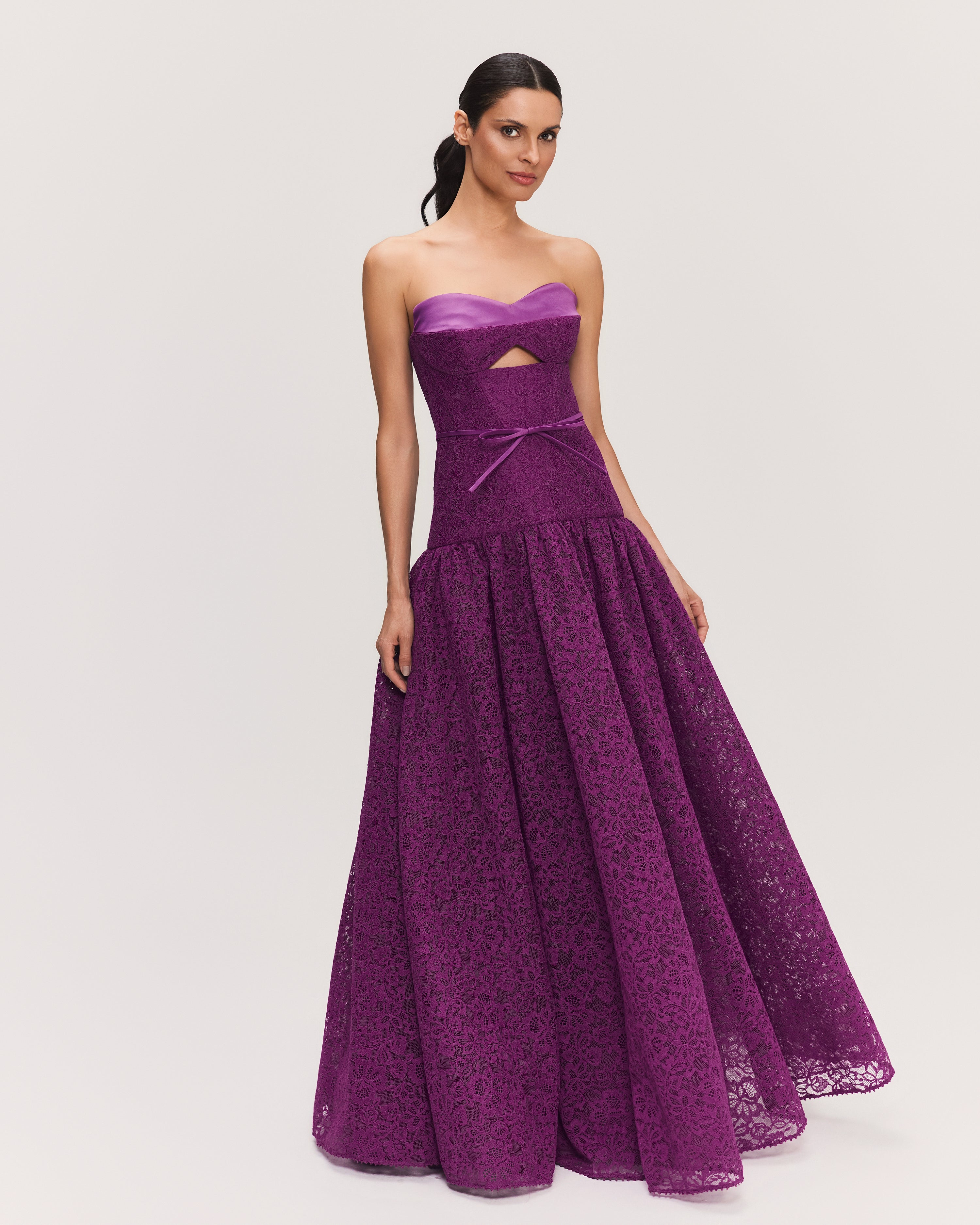 VESTIDO LONGO DYENNA VIOLETA DO MAR