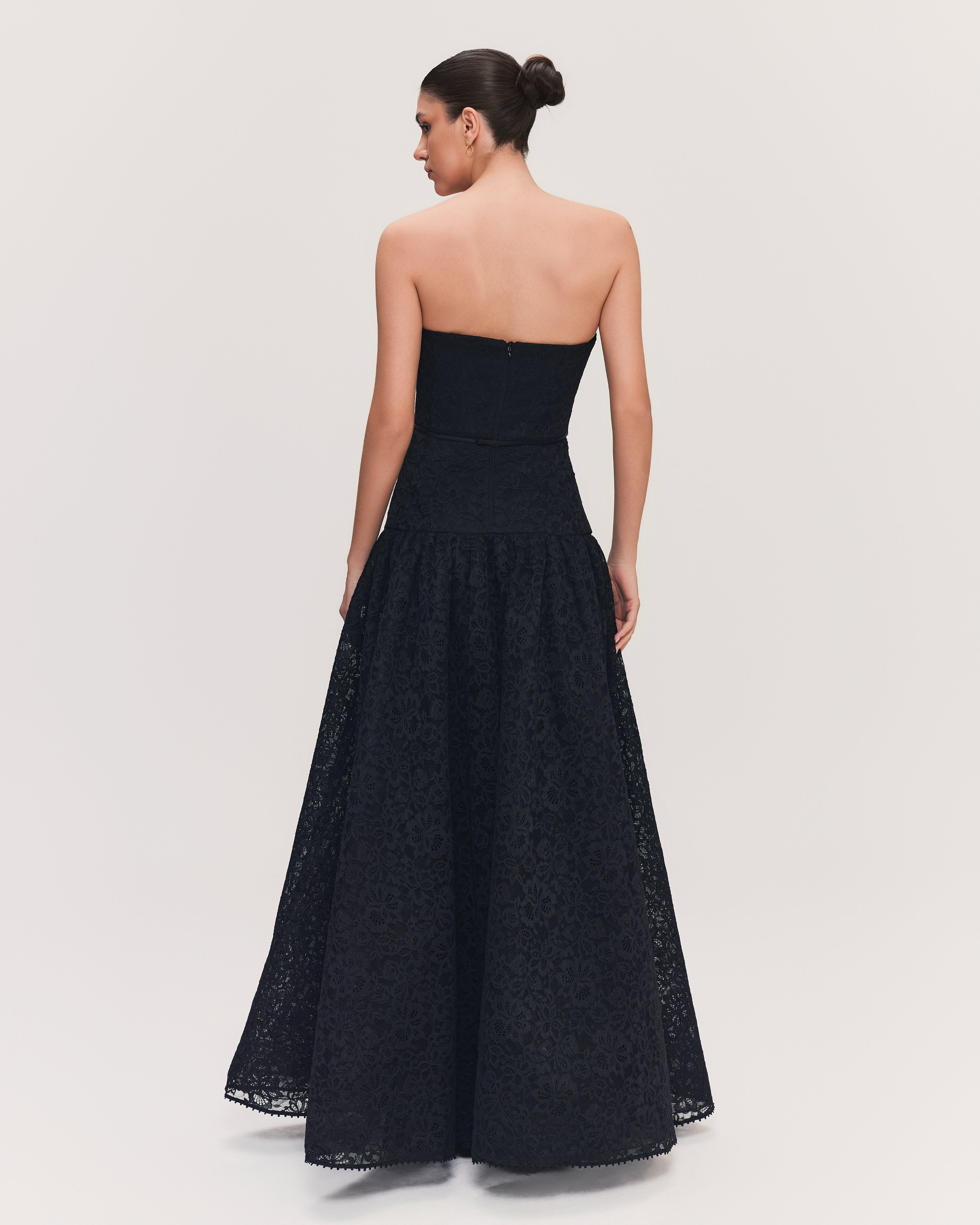 VESTIDO LONGO DYENNA PRETO