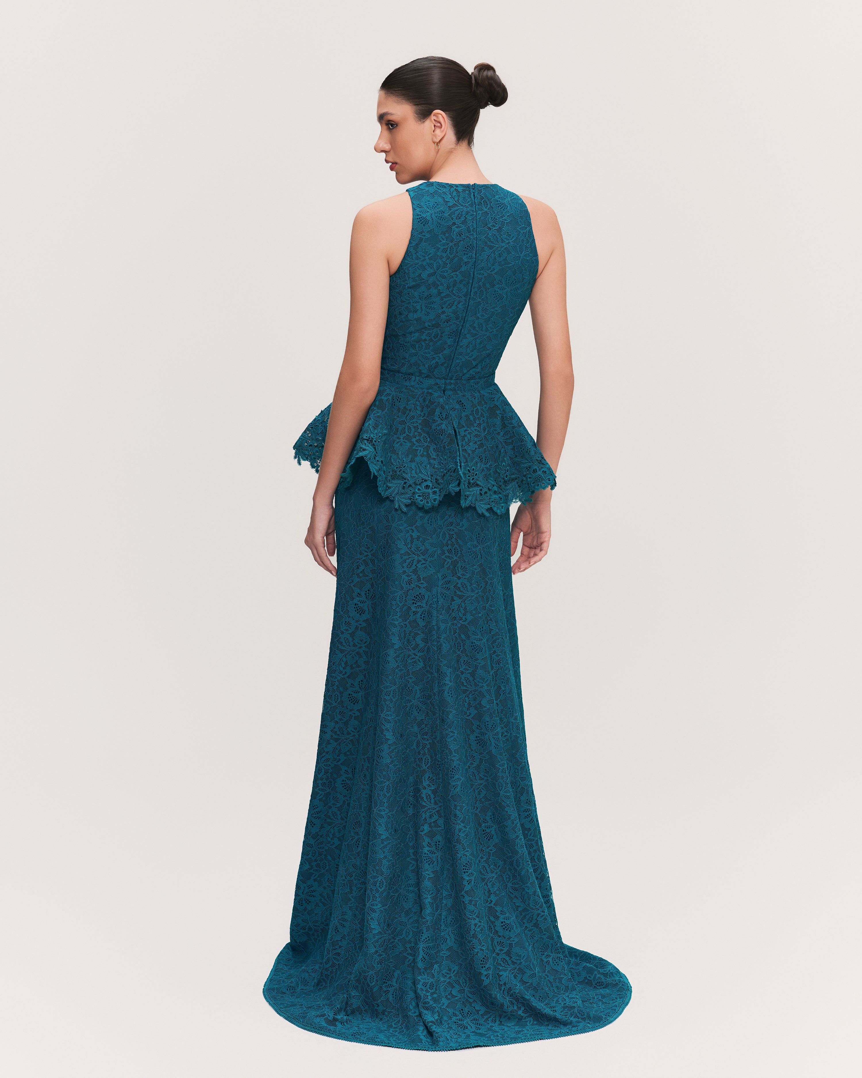 VESTIDO LONGO MELISSA AZUL SALINA