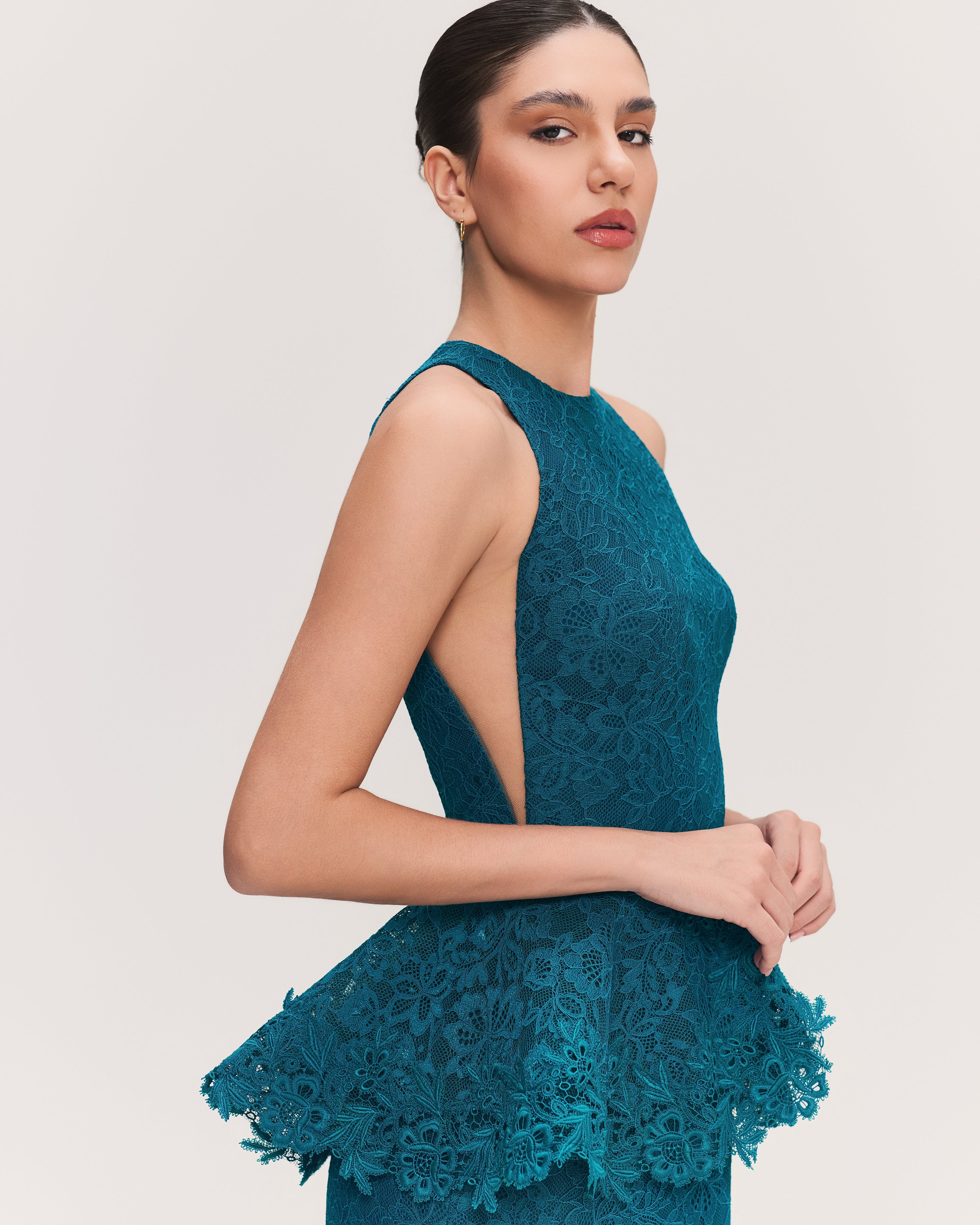 VESTIDO LONGO MELISSA AZUL SALINA