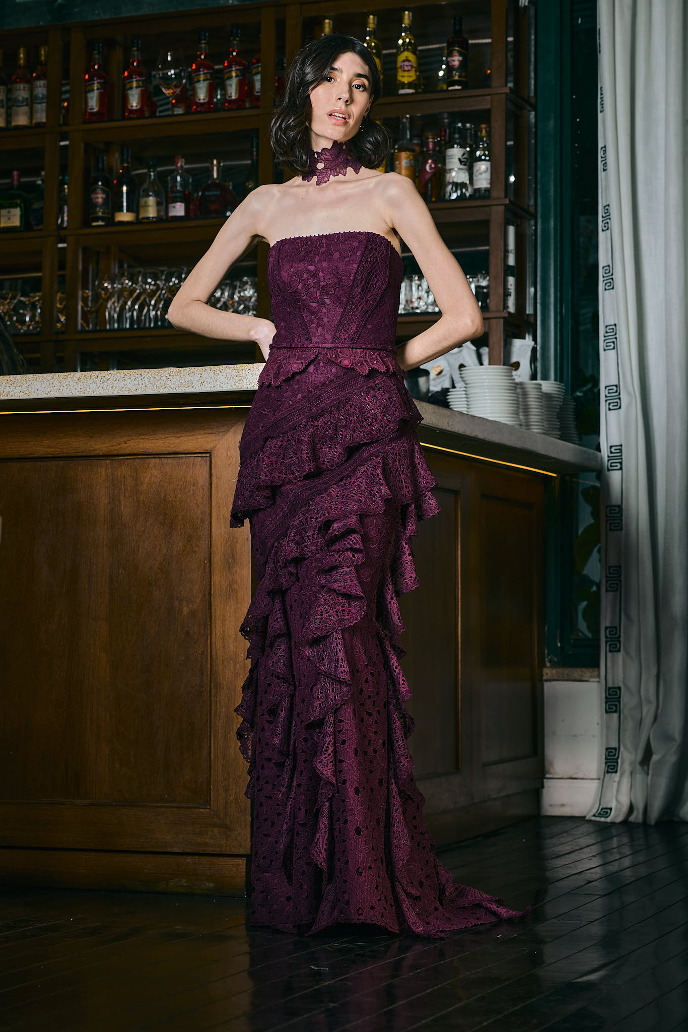 VESTIDO LONGO GABI VINO