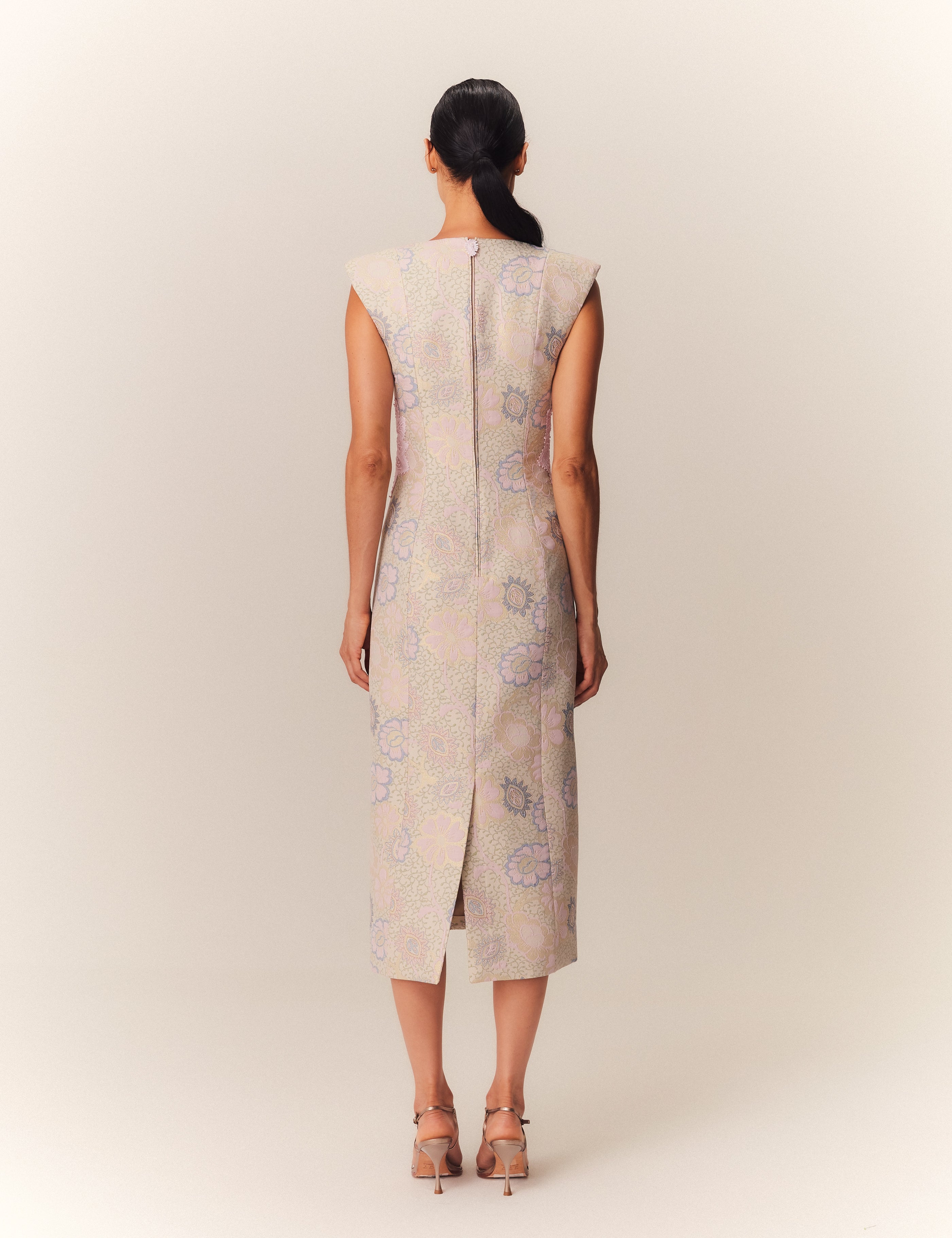 VESTIDO MIDI PAMELA MANDACARU FLORAL