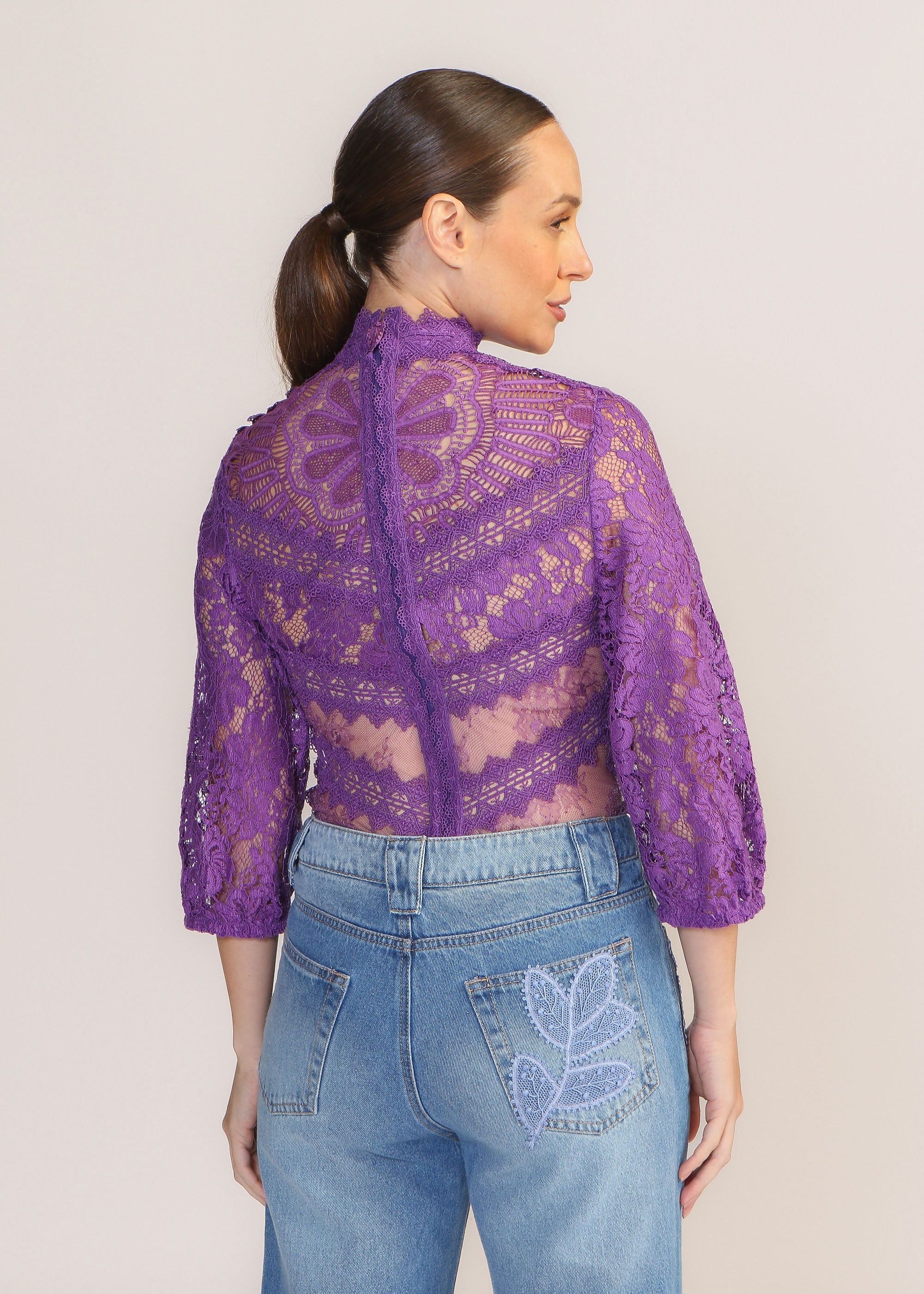 BLUSA CHIARA ROXO ELIZABETH