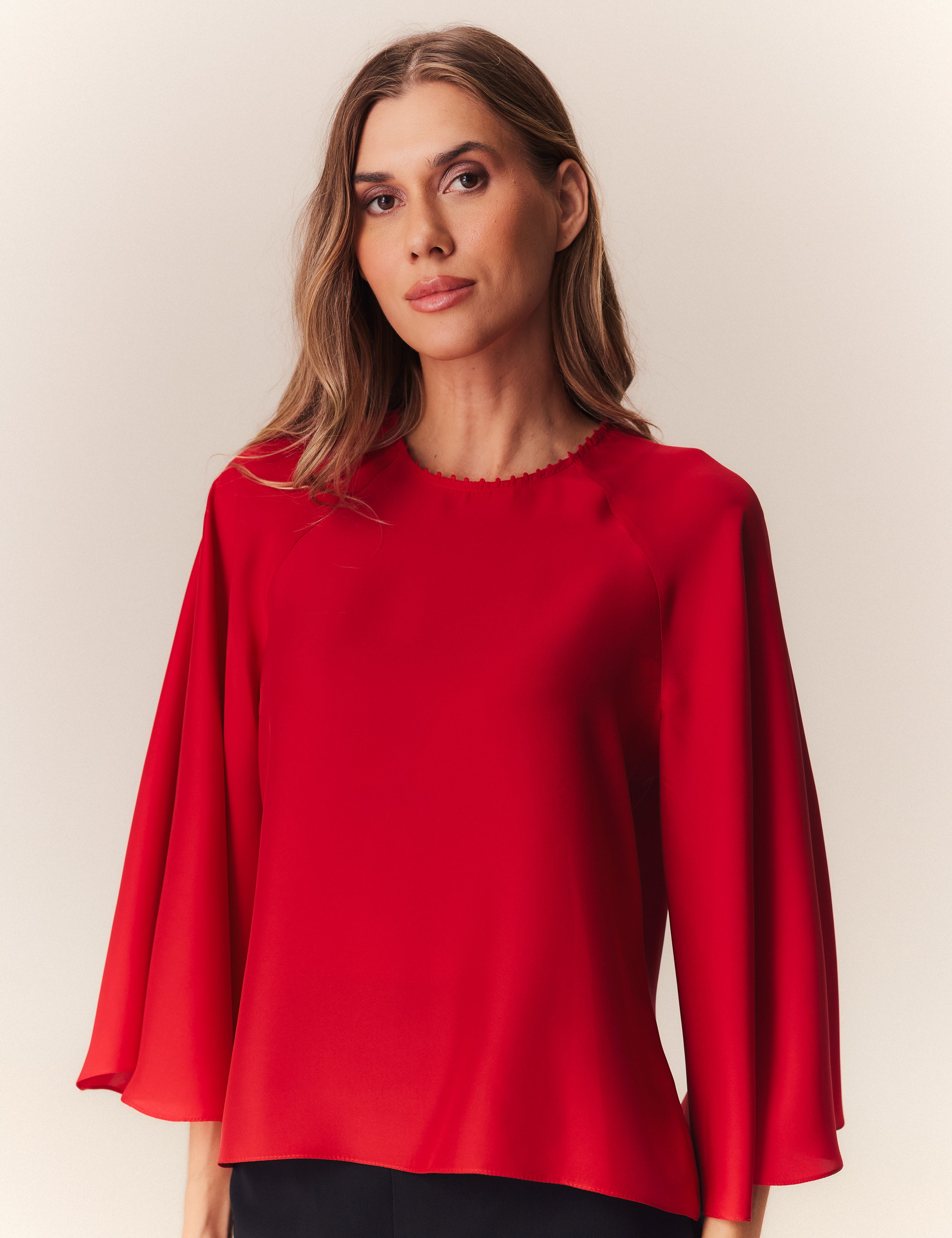 BLUSA CRIS VERMELHO CARMIN
