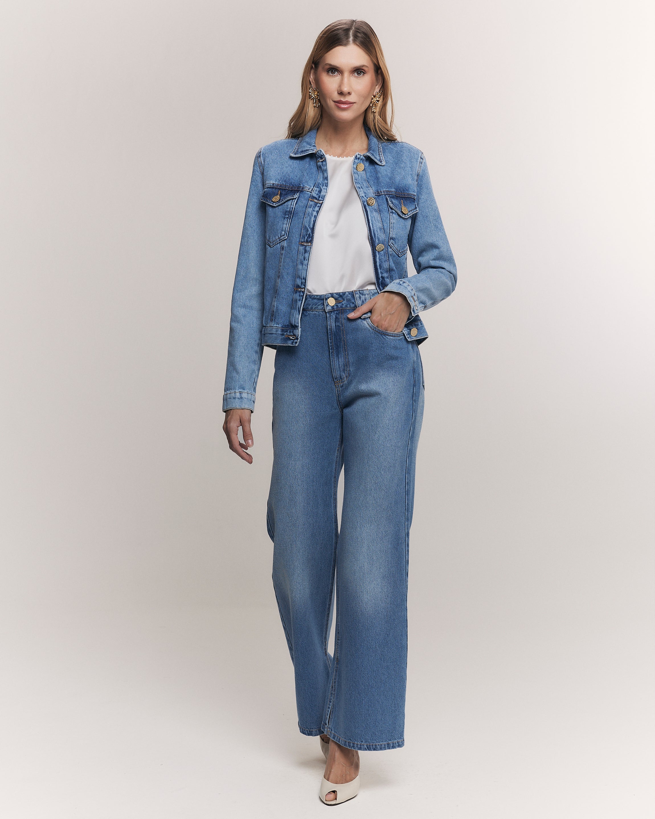 JAQUETA KAREN JEANS JEANS