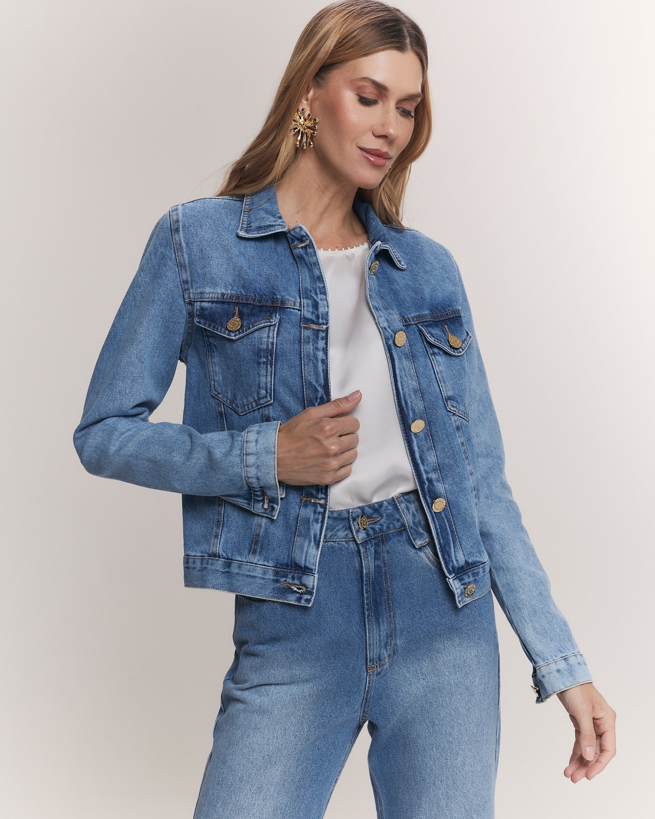 JAQUETA KAREN JEANS JEANS
