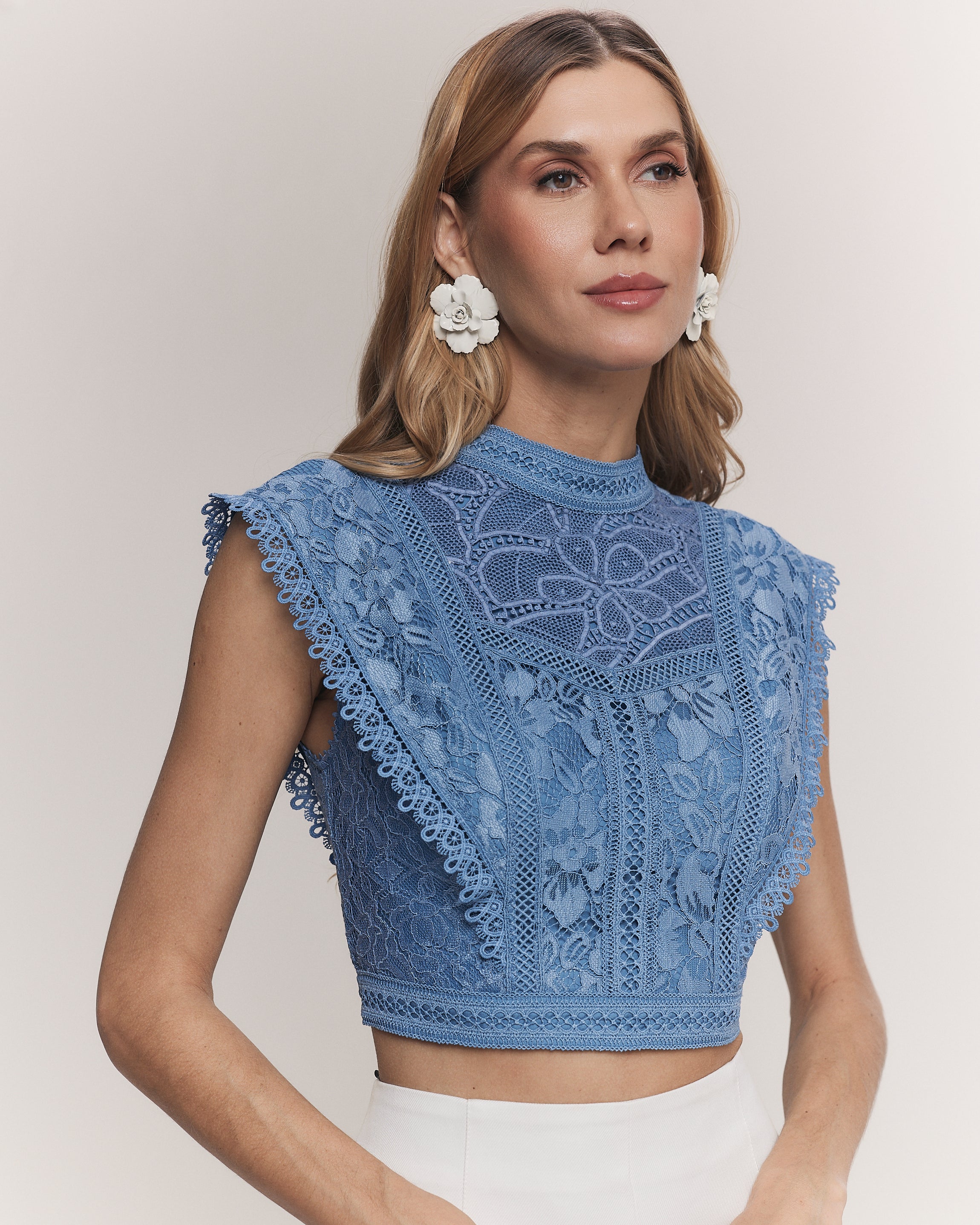 TOP LARISSA AZUL BOREAL