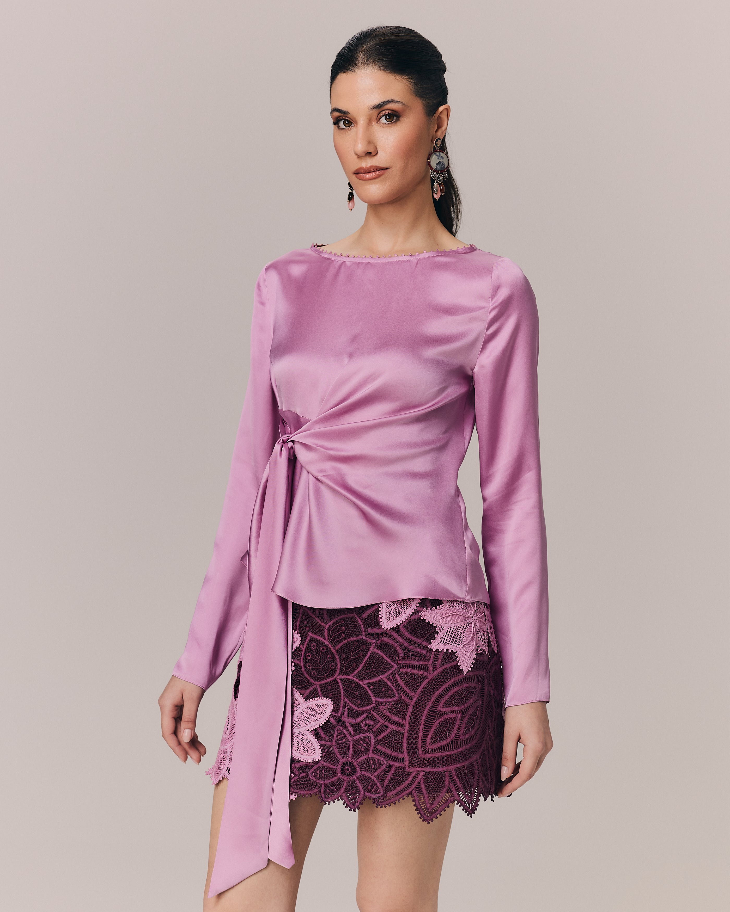 BLUSA LORENA ROSA MALVA
