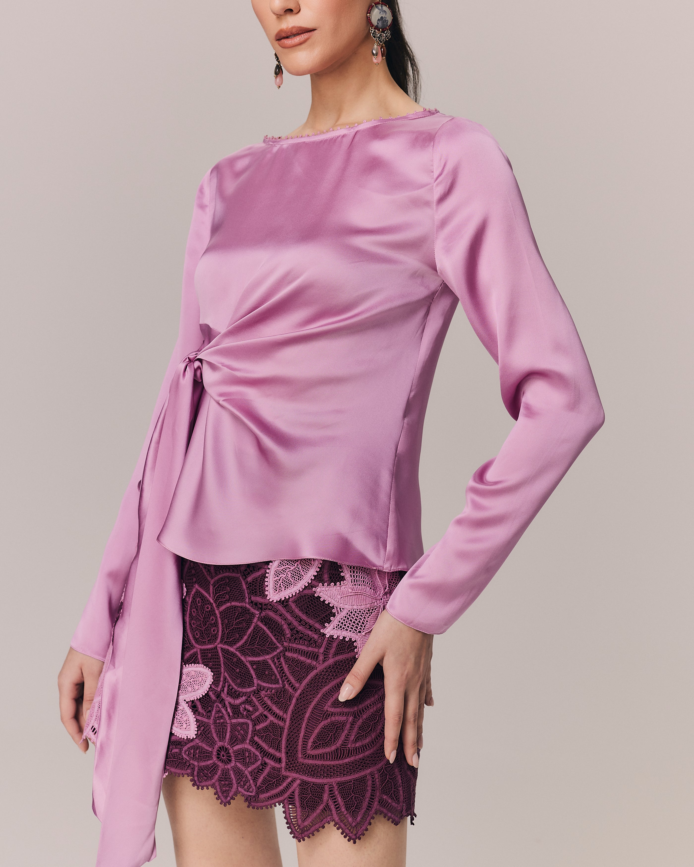 BLUSA LORENA ROSA MALVA