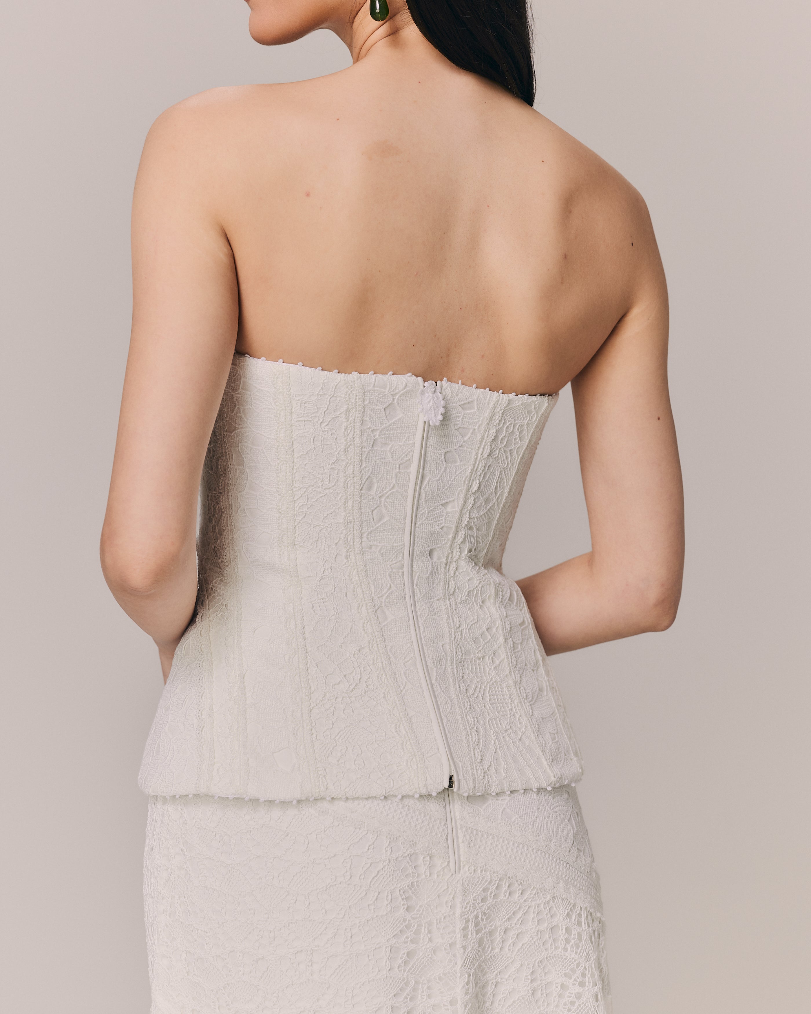 CORSET CARMELA OFF WHITE