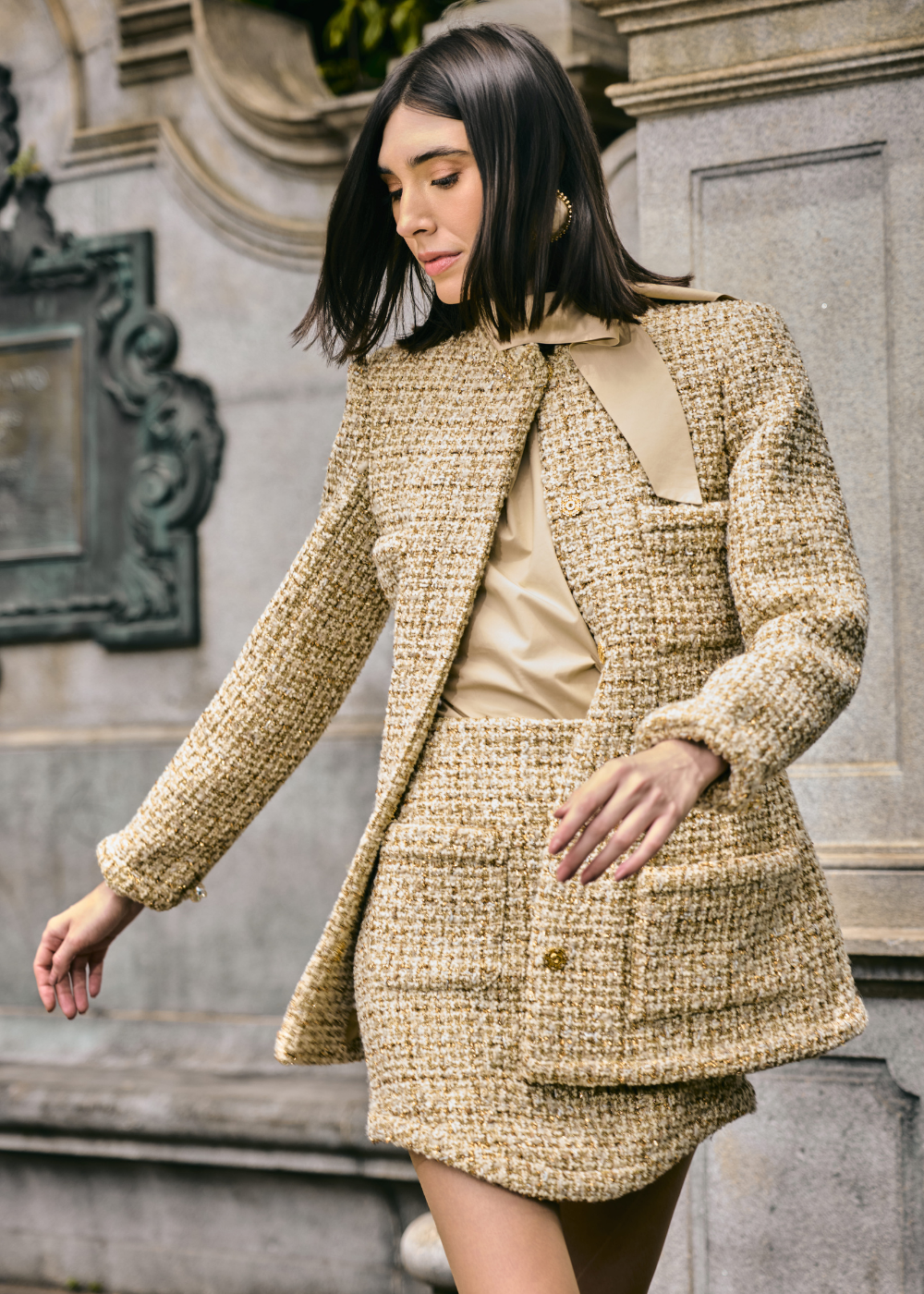 SAIA CURTA SAINT-LOUIS DOURADO