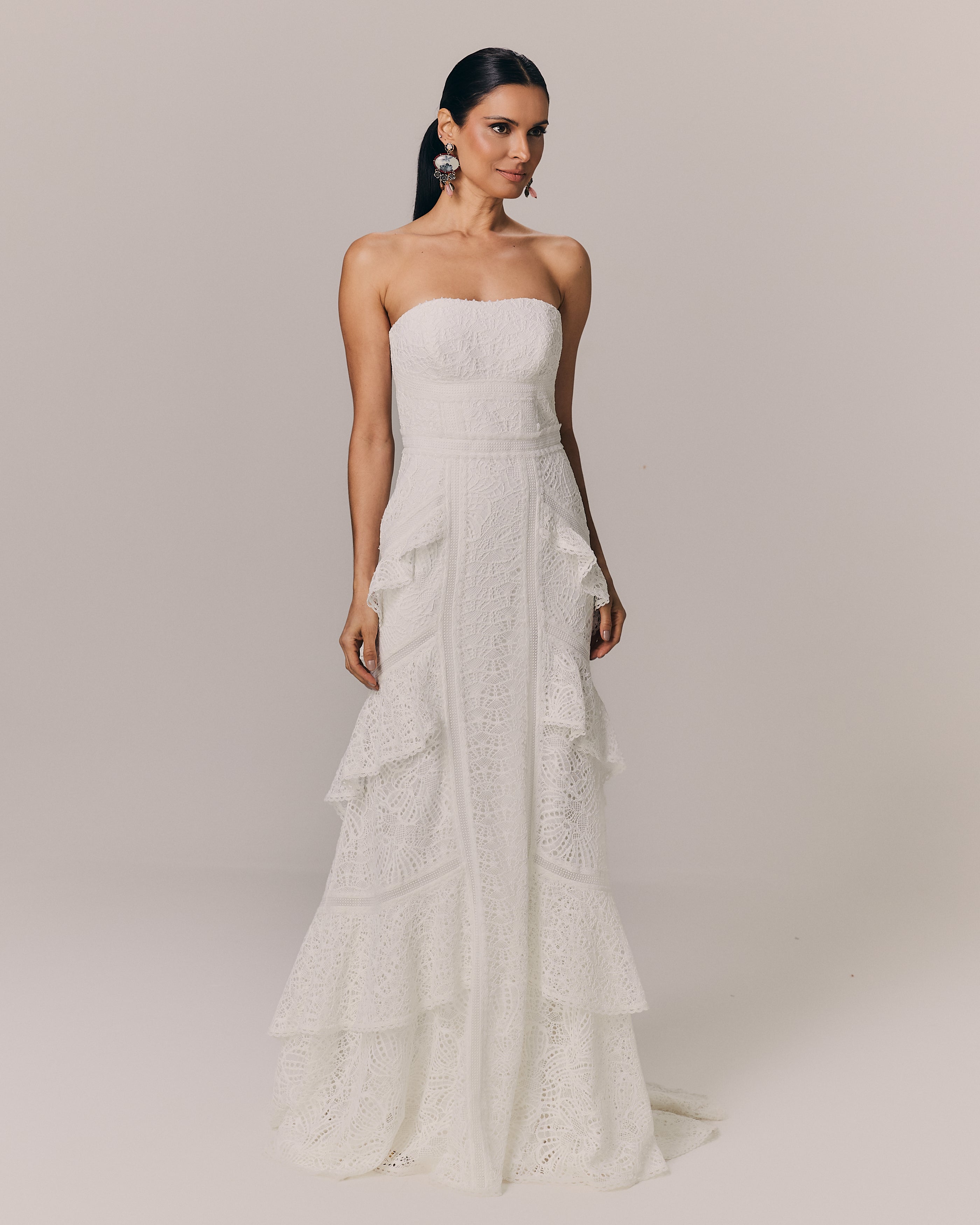 VESTIDO LONGO VIVIANE OFF WHITE