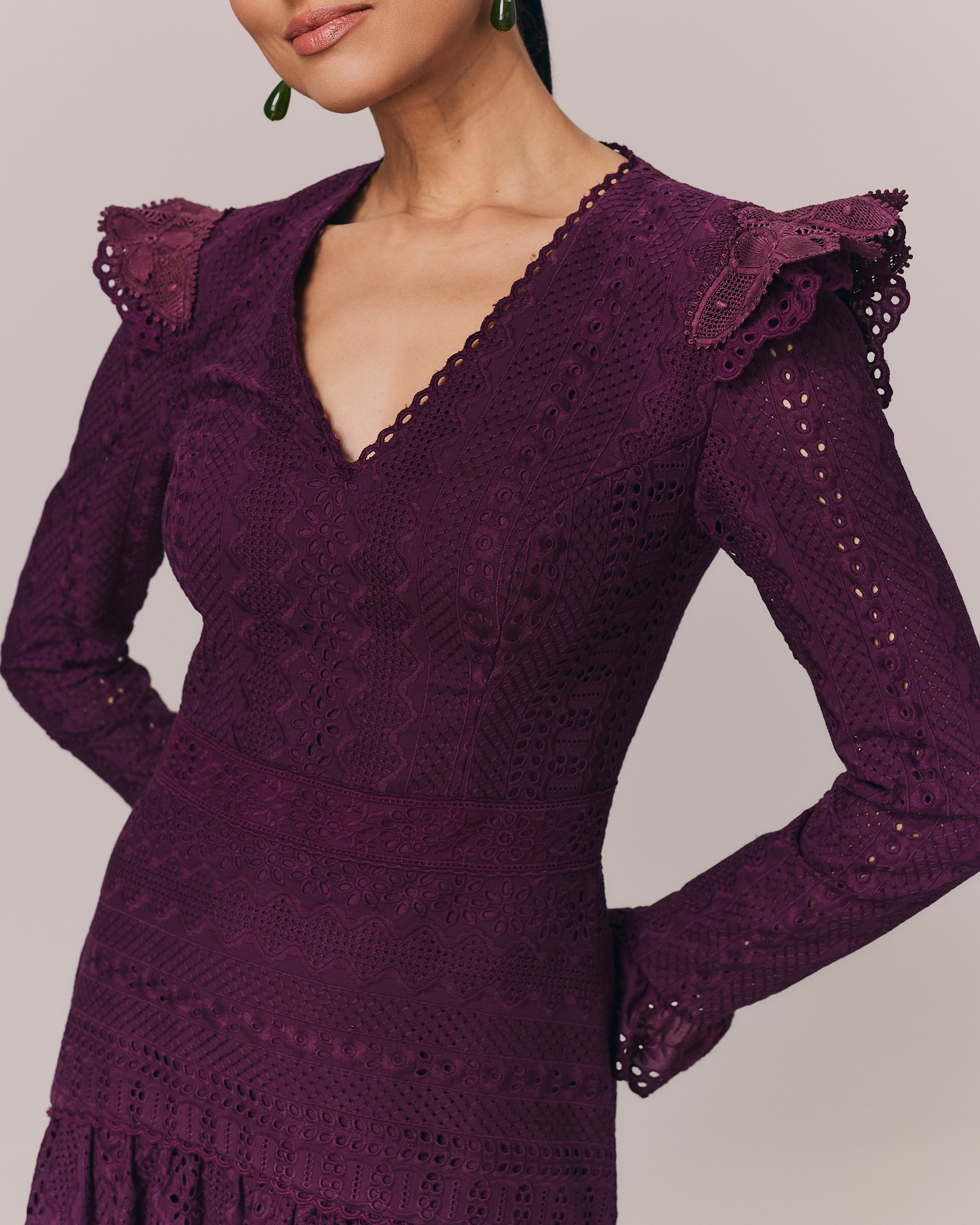 VESTIDO MIDI LAURA VINO