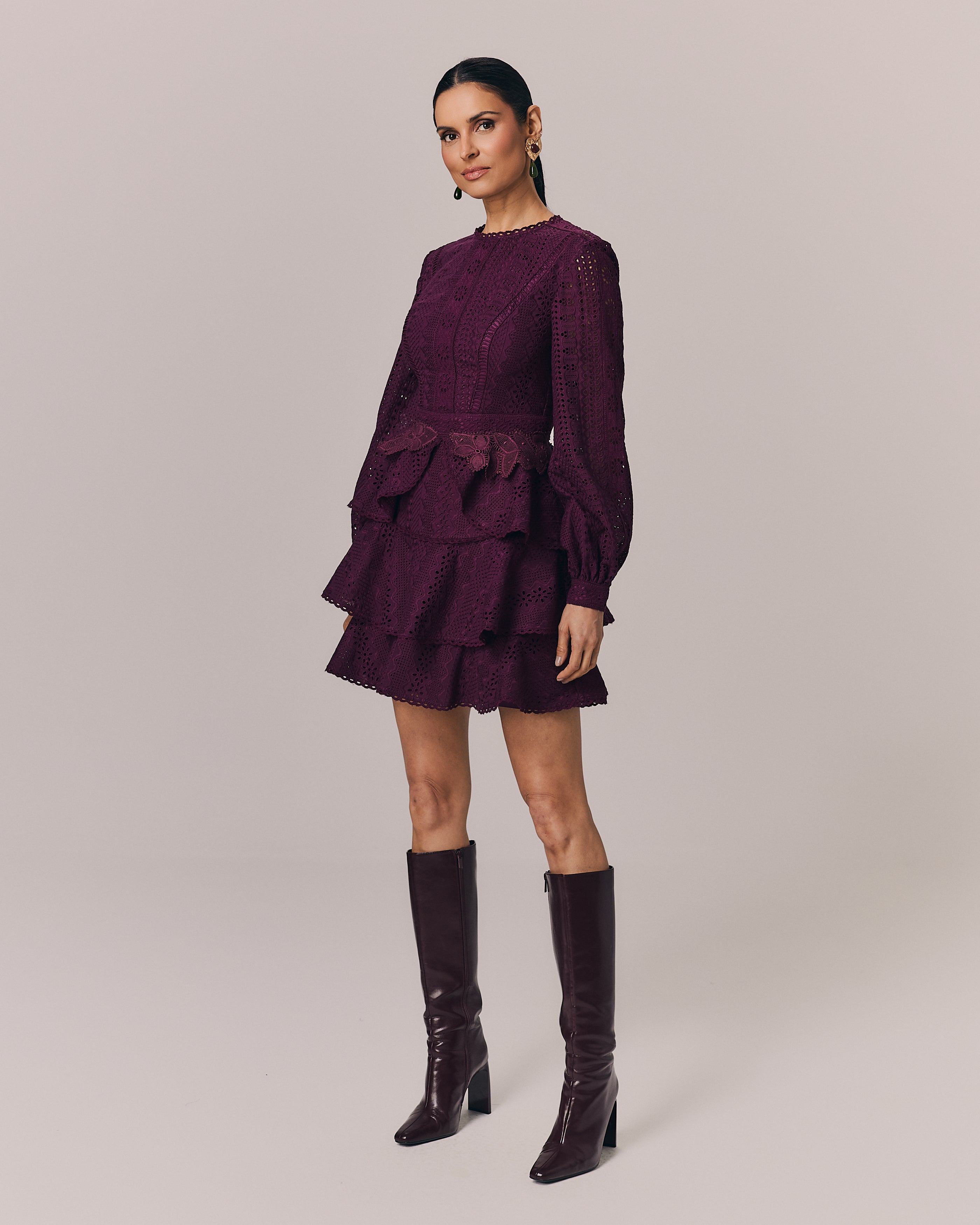 VESTIDO CURTO GIULIA VINO