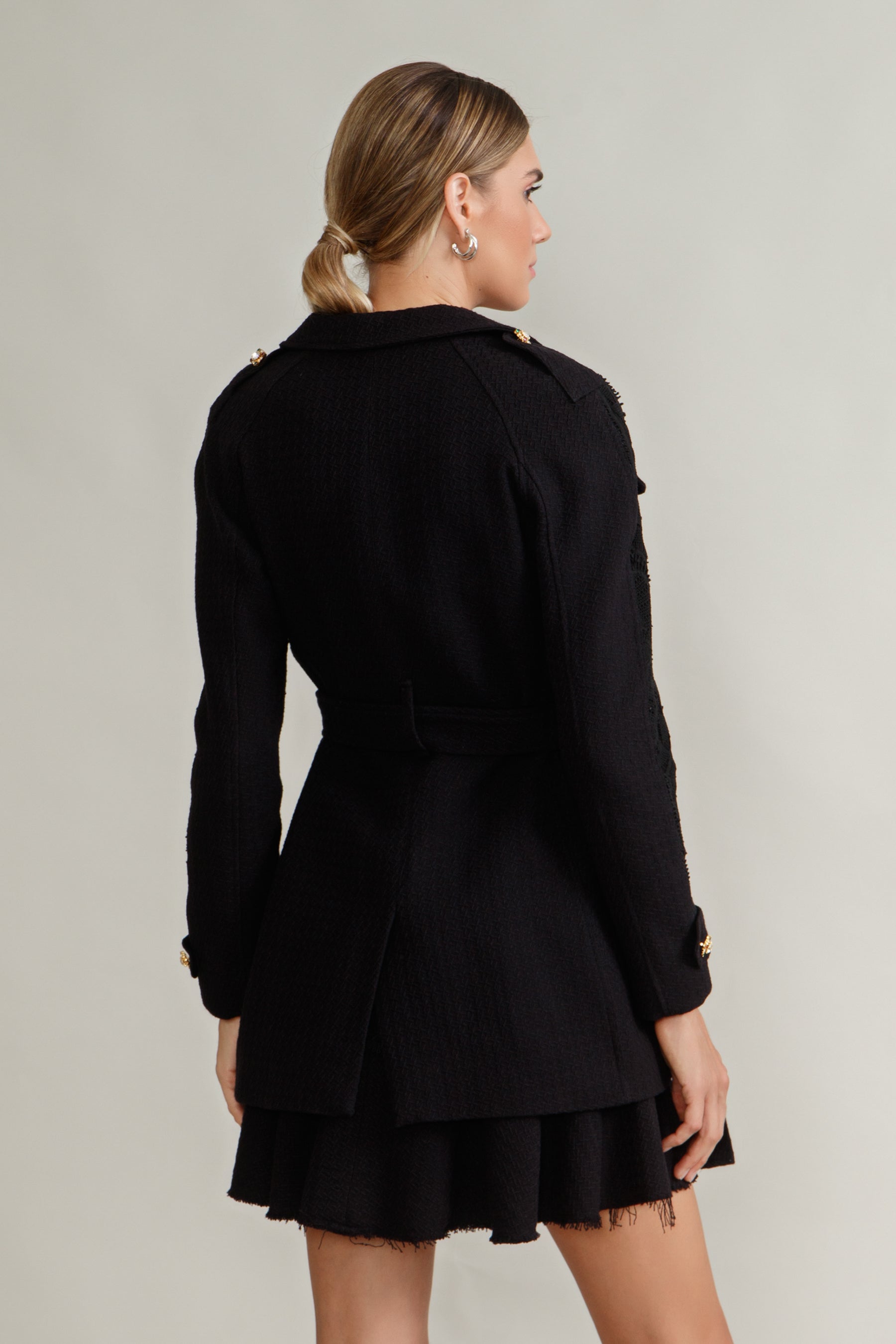 CASACO BRIGITE PRETO