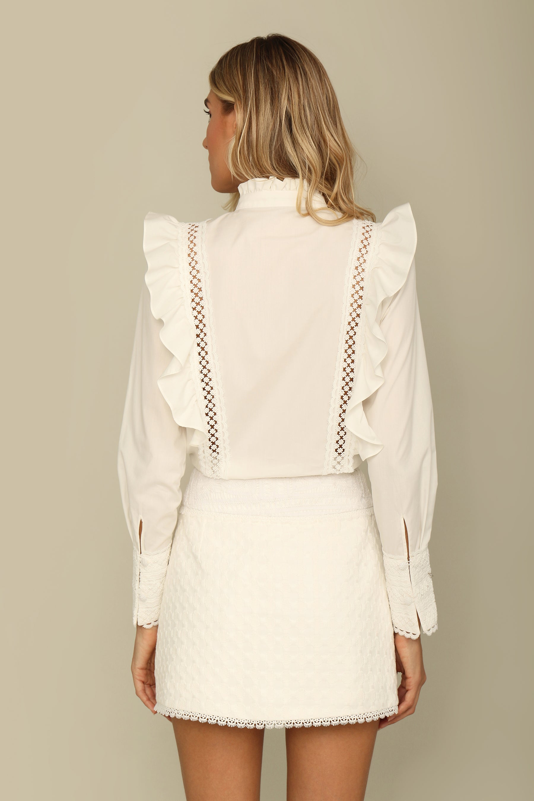 SHORTS SAIA LUA OFF WHITE